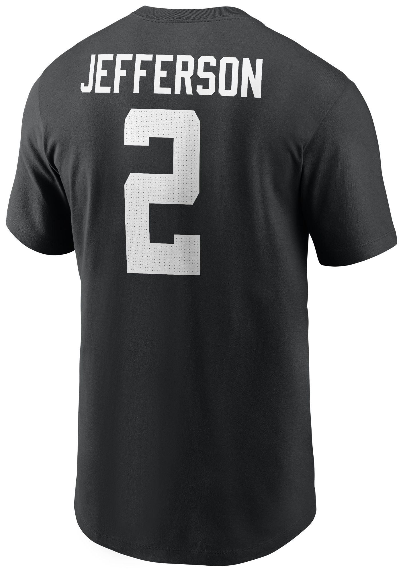 Nike Men's LSU Tigers Justin Jefferson #2 Black Jersey T-Shirt product image