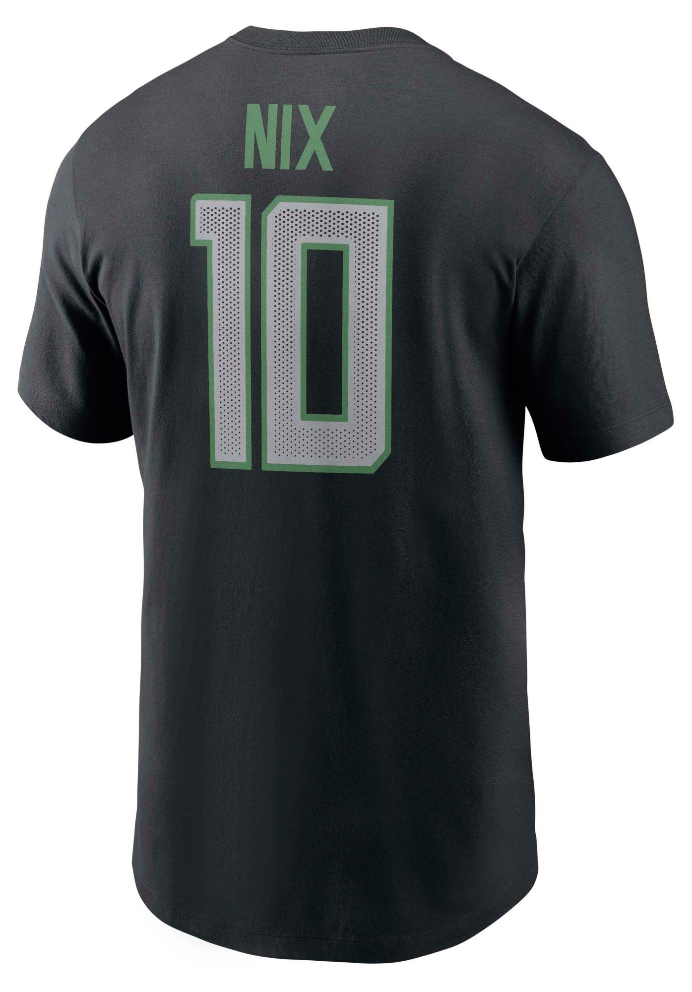 Nike Men's Oregon Ducks Bo Nix #10 Black Short Sleeve T-Shirt product image