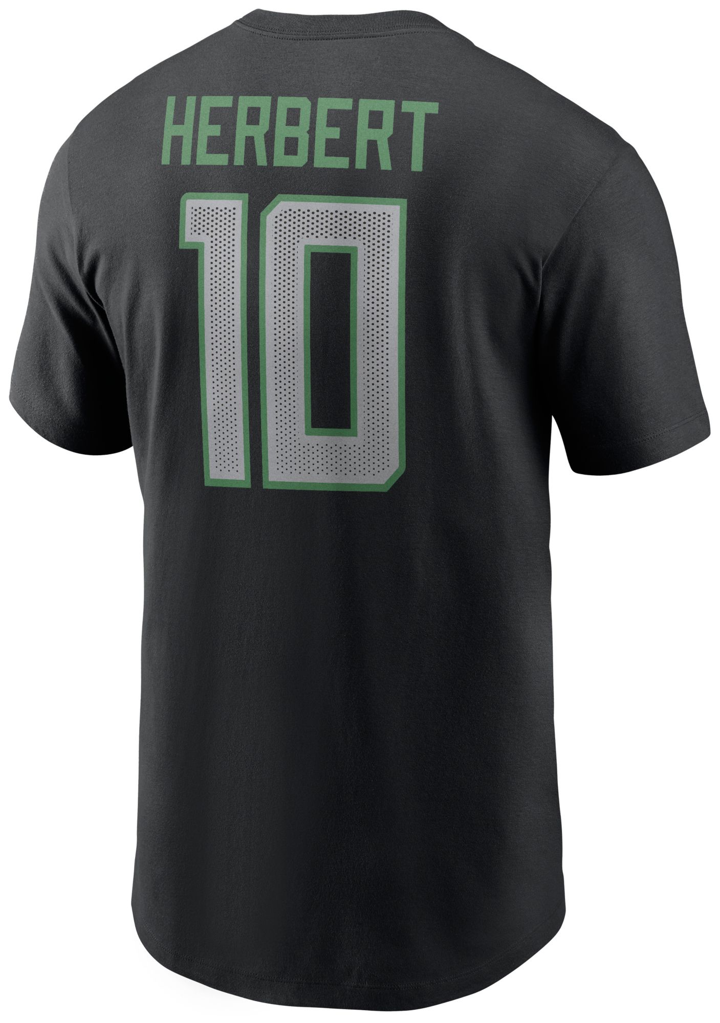 Nike Men's Oregon Ducks Justin Herbert #10 Black Jersey T-Shirt product image