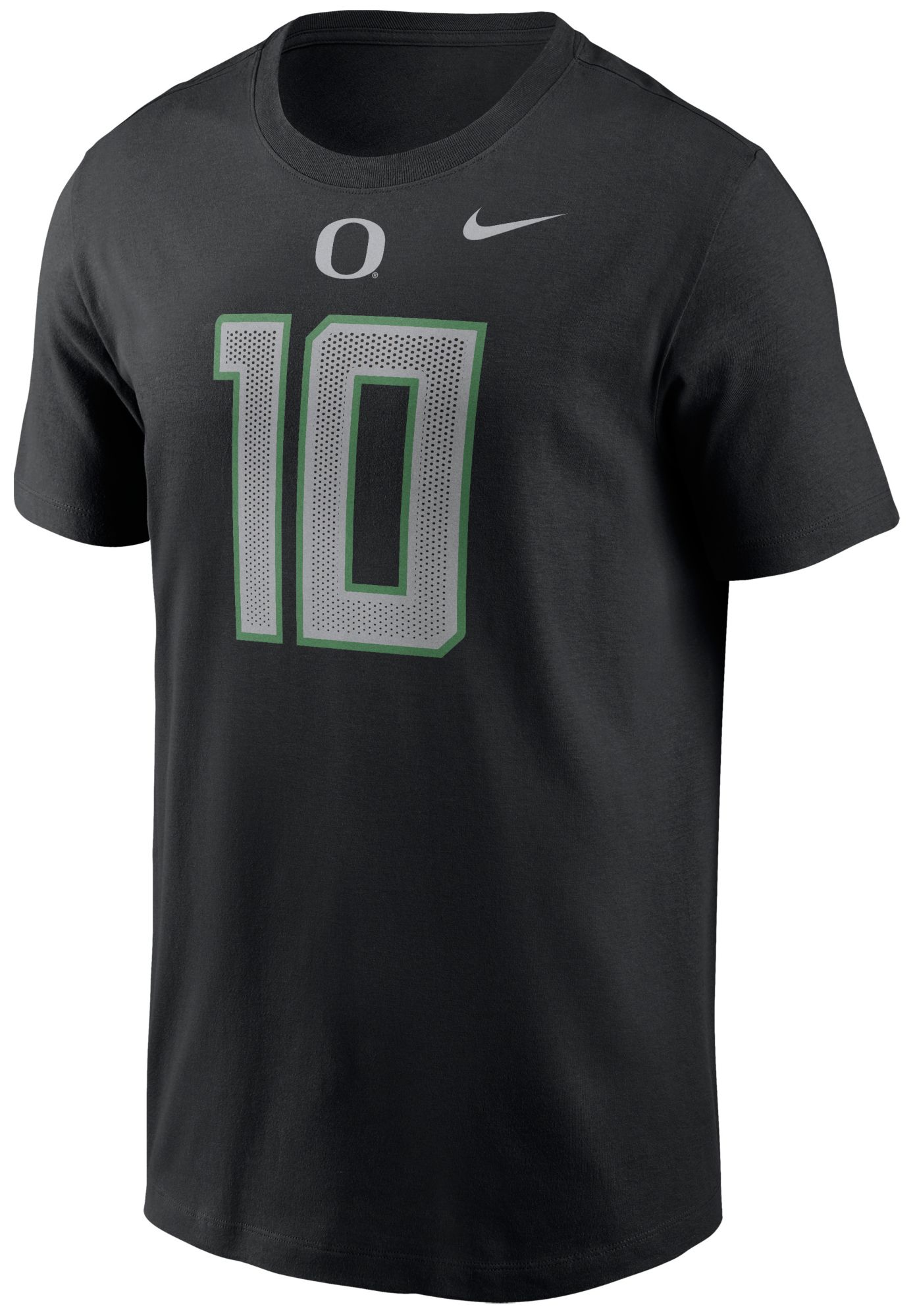 Nike Men's Oregon Ducks Justin Herbert #10 Black Jersey T-Shirt