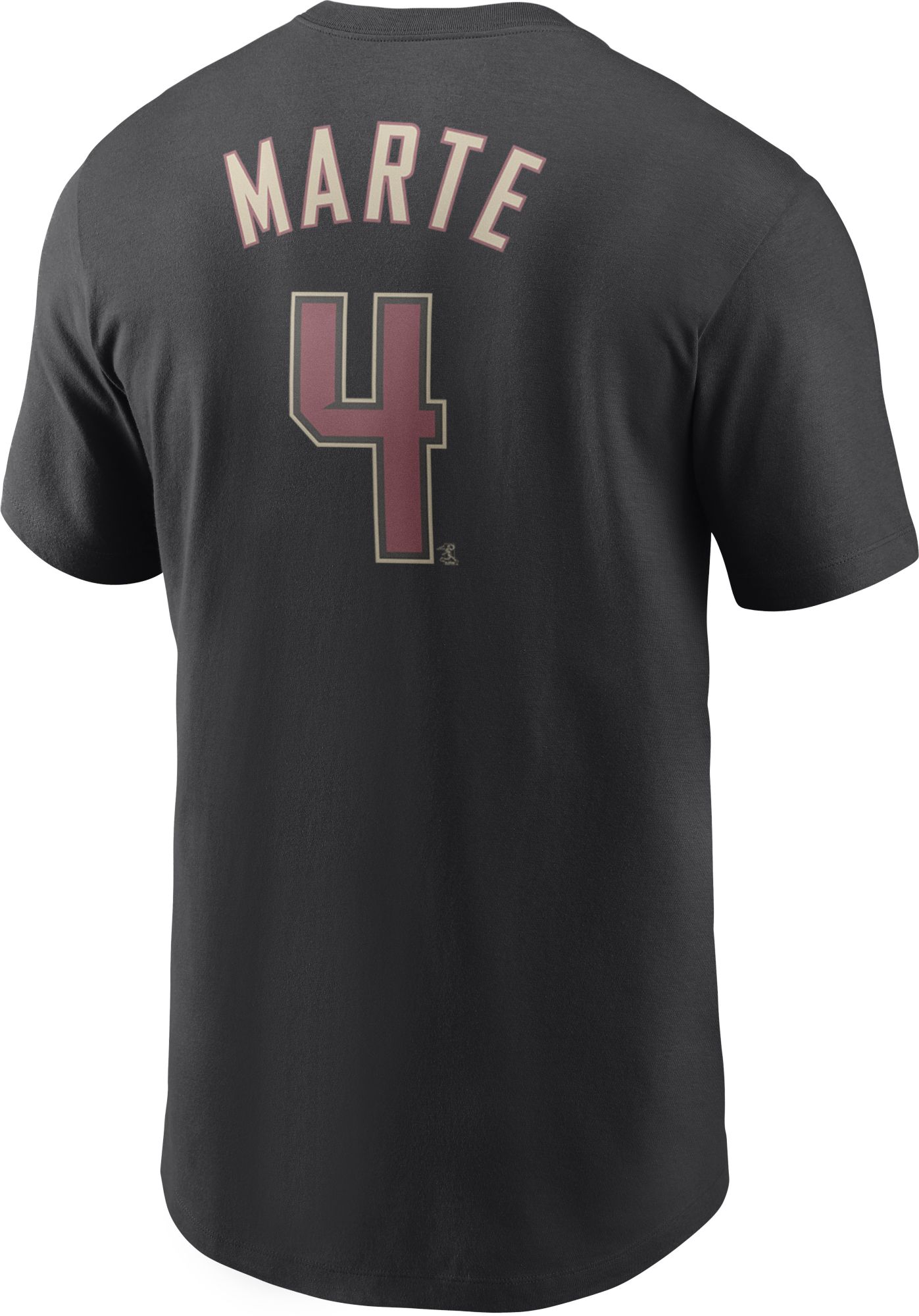 Nike Men's Arizona Diamondbacks Ketel Marte #4 Black T-Shirt product image