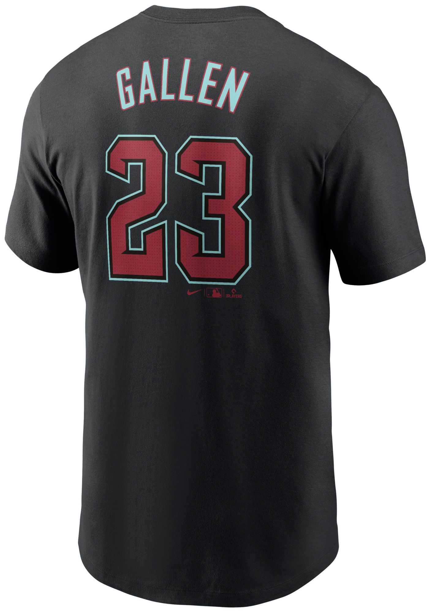 Nike Adult Arizona Diamondbacks Zac Gallen #23 Black T-Shirt product image