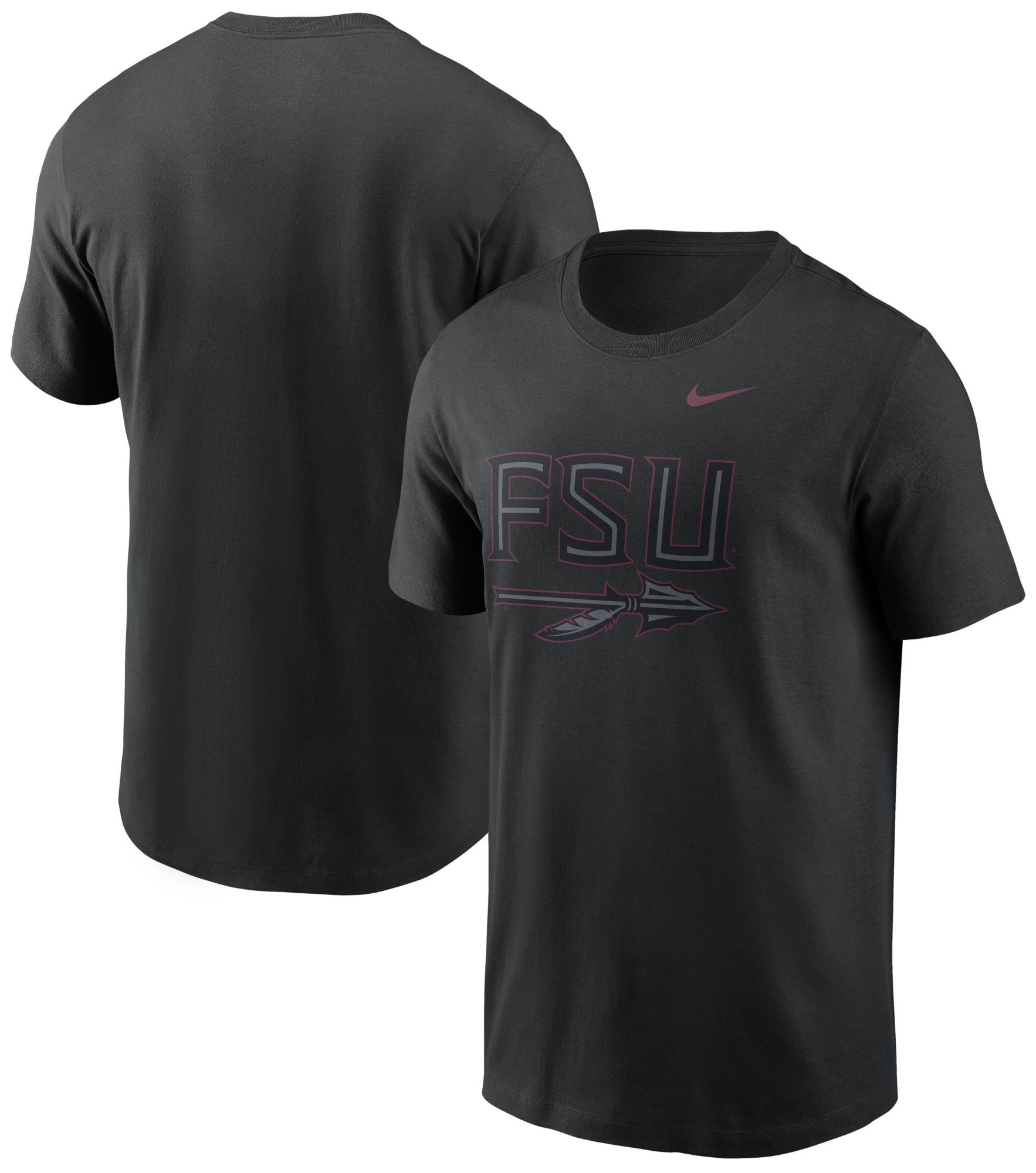Nike Men's Florida State Seminoles Black Color Pop T-Shirt product image