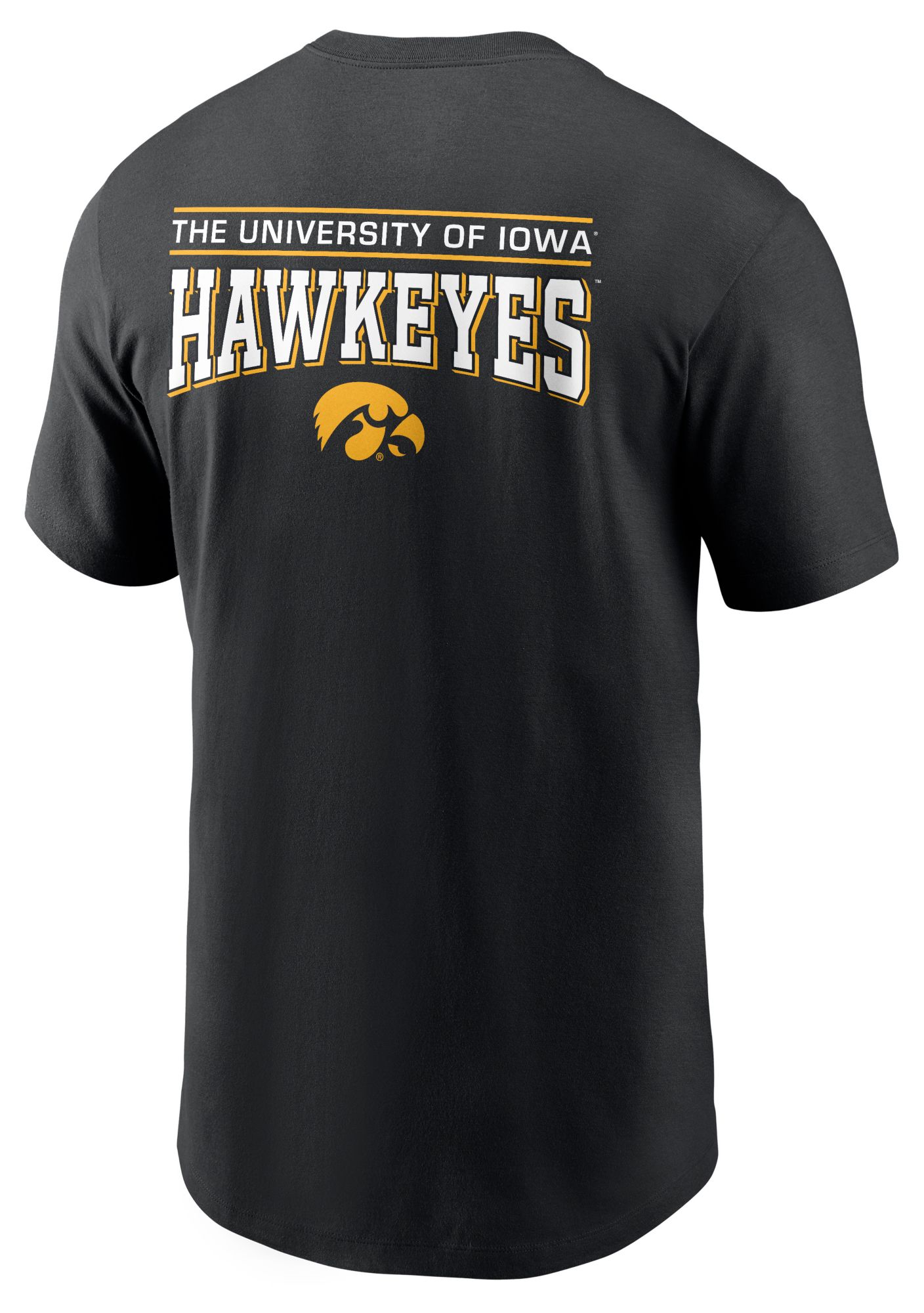 Nike Men's Iowa Hawkeyes Black Logo T-Shirt product image