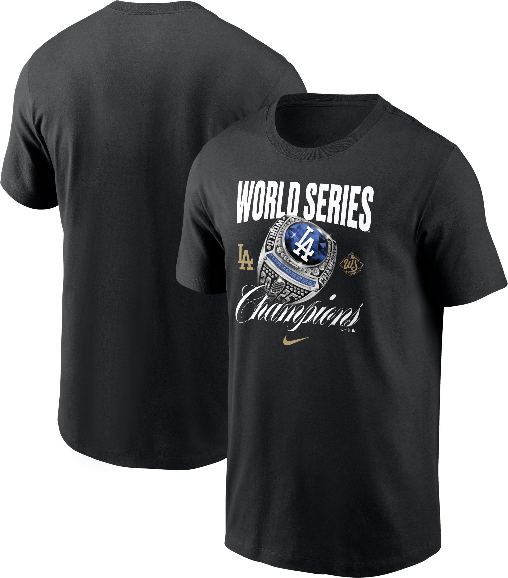 Nike Men's Los Angeles Dodgers 2025 World Series Champions Ring T-Shirt product image