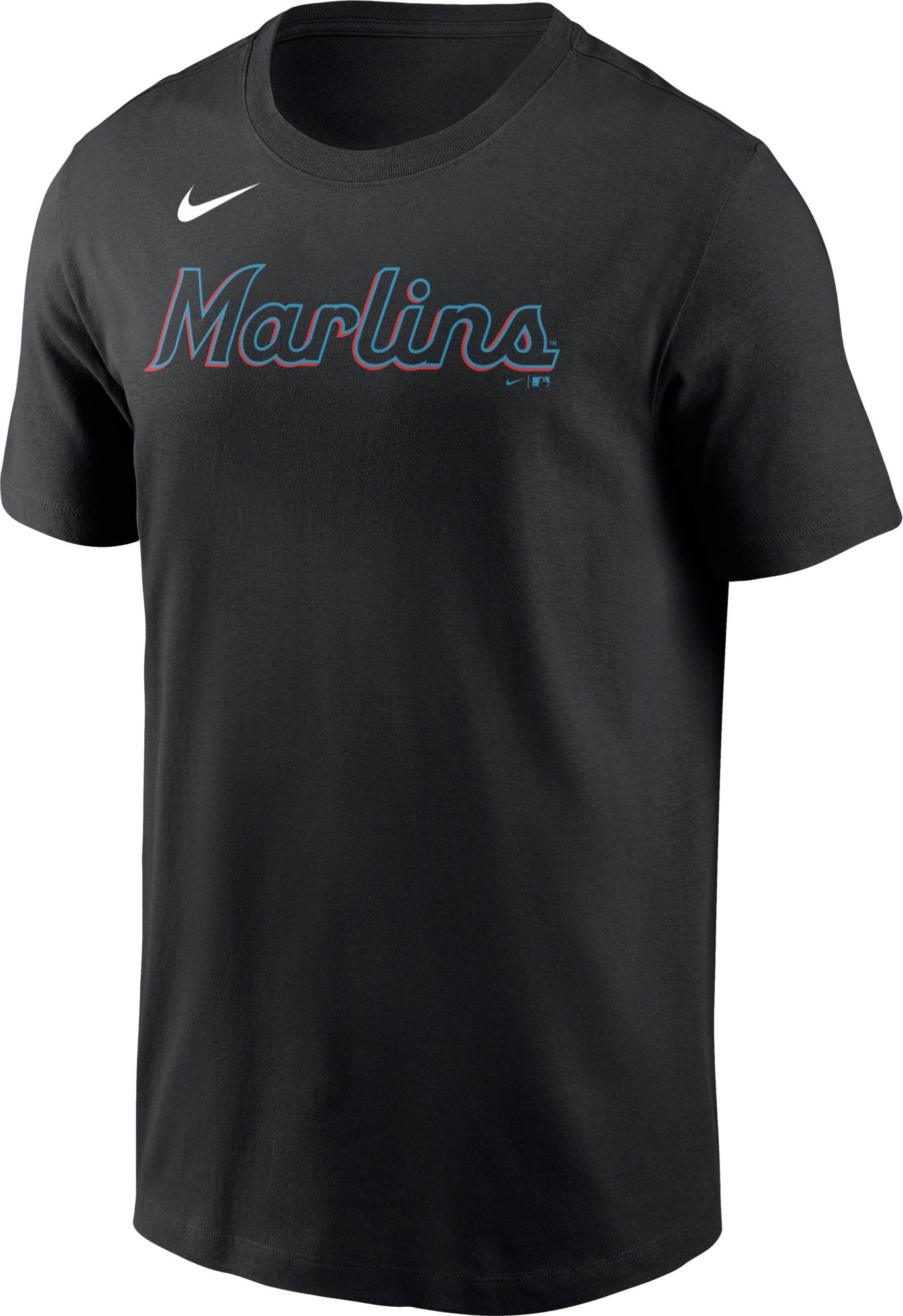 Nike Men's Miami Marlins Black Team 42 T-Shirt product image