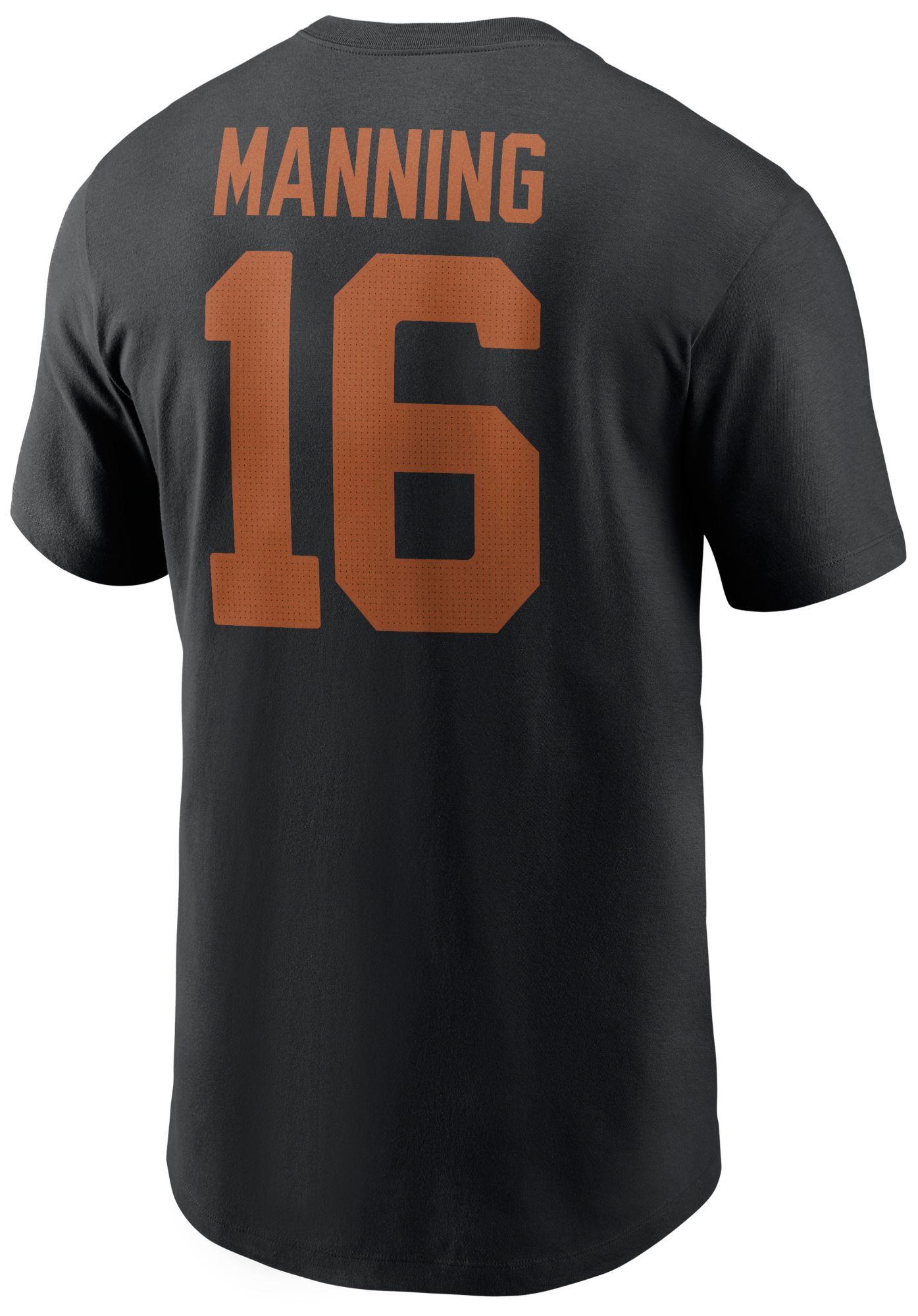 Nike Men's Texas Longhorns Arch Manning #16 Black T-Shirt product image