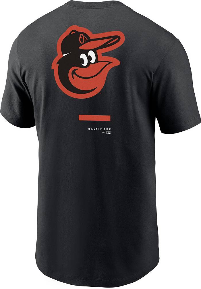 Nike Men's Baltimore Orioles Black Over Shoulder T-Shirt