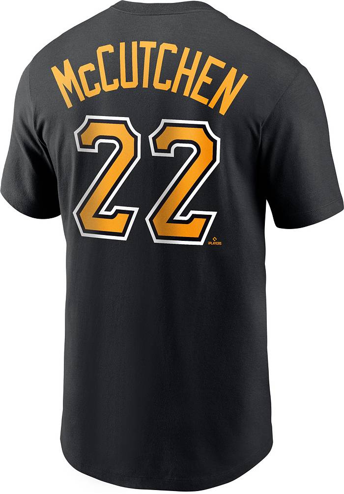Andrew McCutchen Pittsburgh Pirates signature type slant shirt