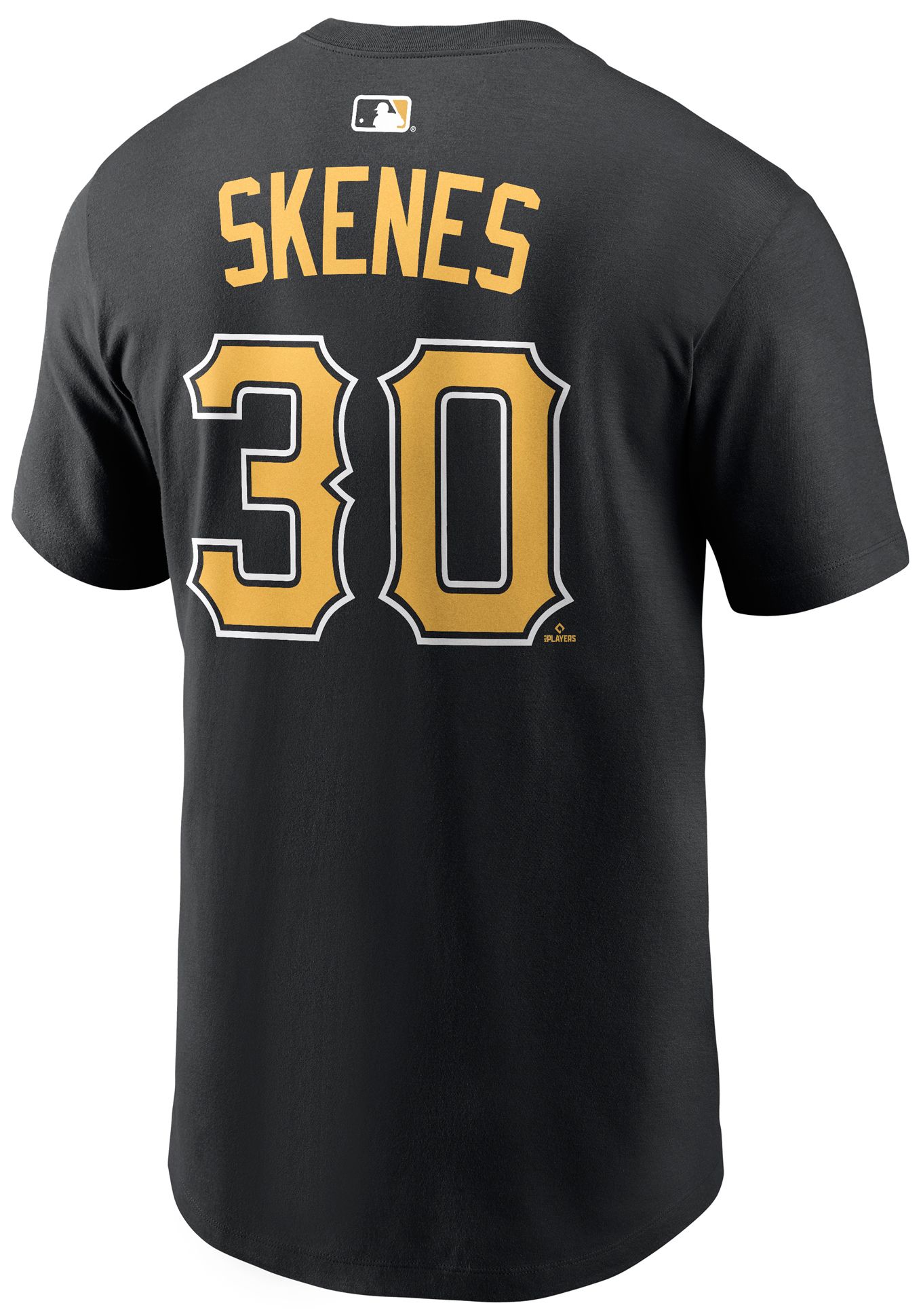 Nike Men's Pittsburgh Pirates Paul Skenes #30 Black Home T-Shirt product image