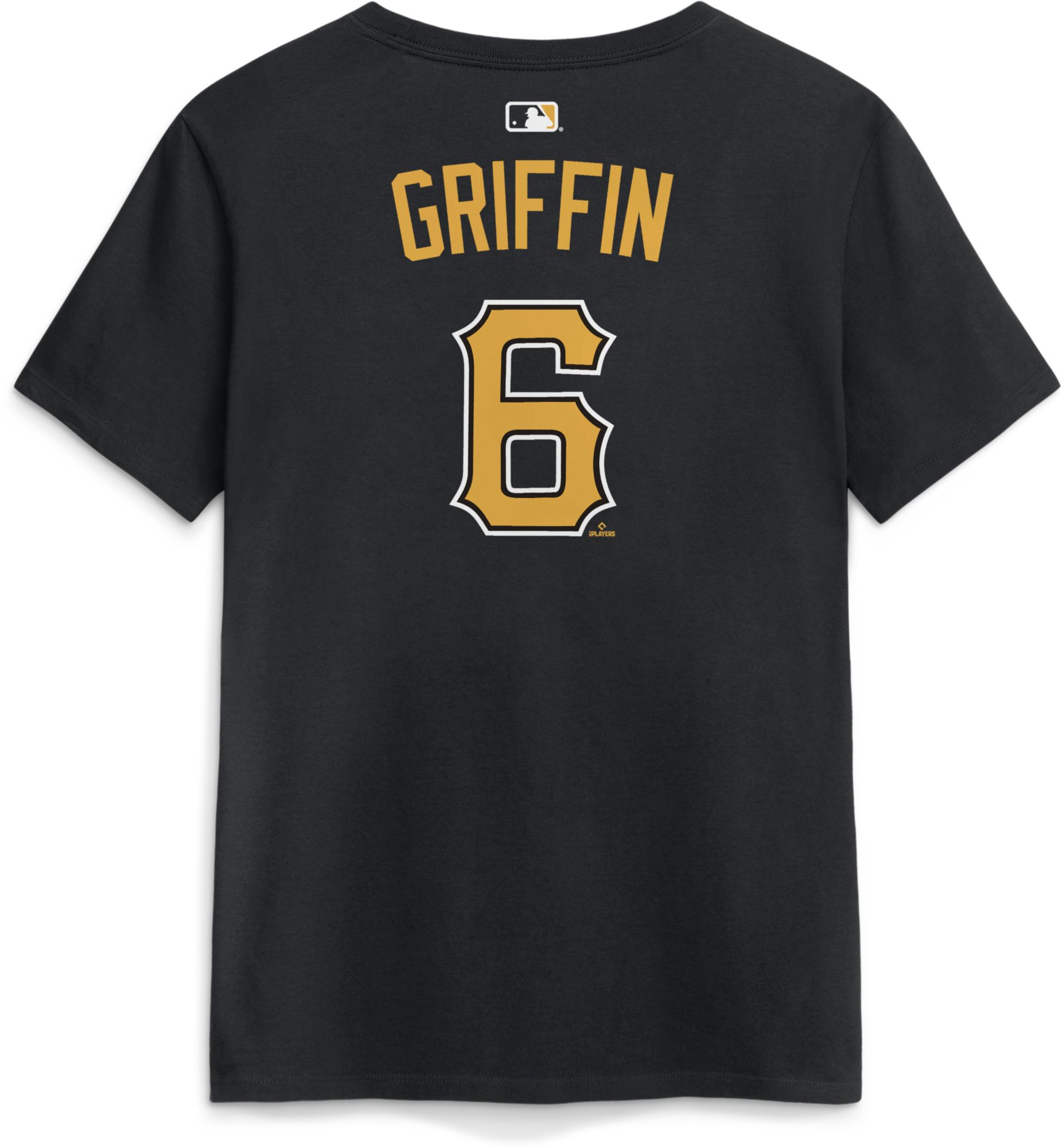 Nike Men's Pittsburgh Pirates Konnor Griffin #6 Black T-Shirt product image