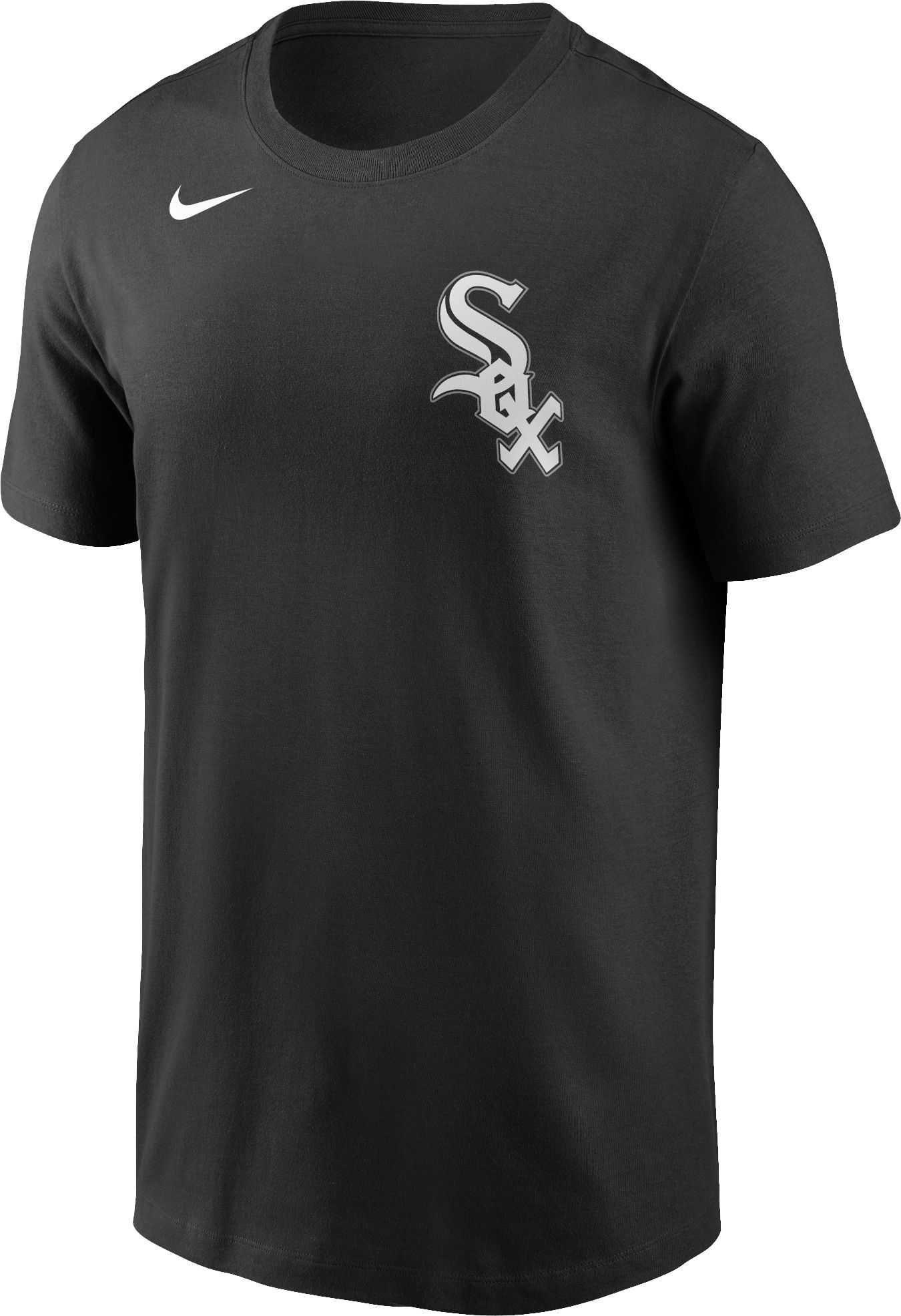 Nike Men's Chicago White Sox Eloy Jimenez #74 Black T-Shirt