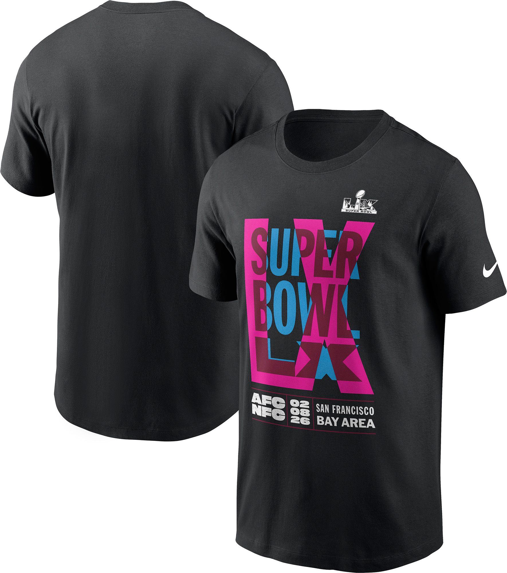 Nike Men's 2025-26 Super Bowl LX Black Essential T-Shirt product image