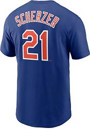 Nike Men's New York Mets Max Scherzer #21 Blue T-Shirt product image