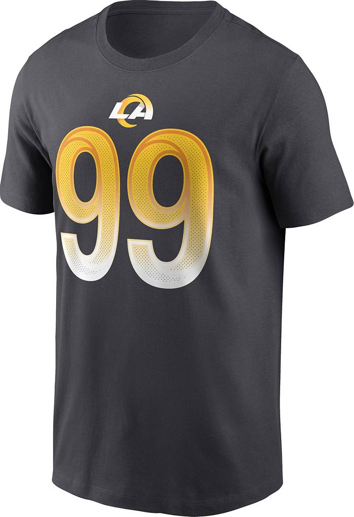 Youth Nike Aaron Donald Gray Los Angeles Rams Atmosphere Game Jersey Size: Medium