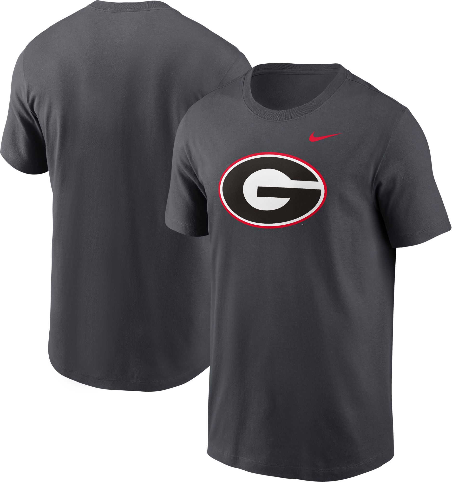 Nike Men's Georgia Bulldogs Anthracite Logo T-Shirt product image