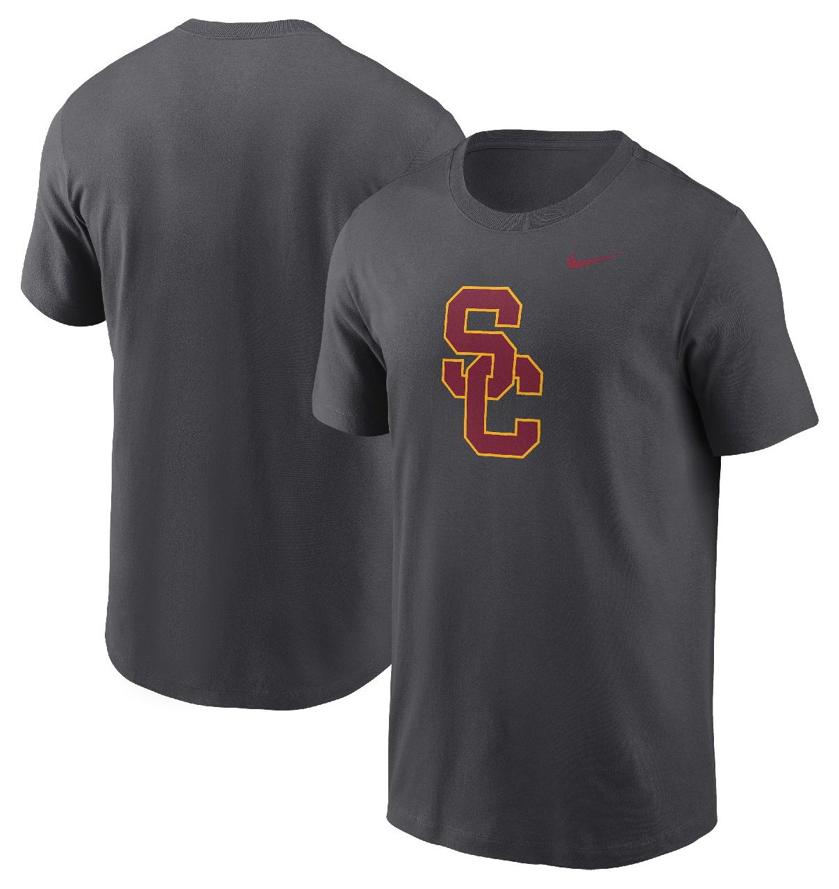 Nike Men's USC Trojans Grey Logo T-Shirt product image