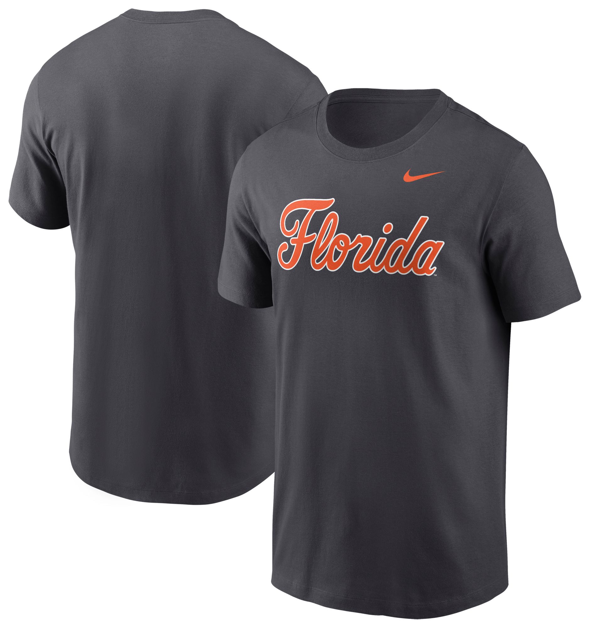 Nike Men's Florida Gators Anthracite Wordmark T-Shirt product image