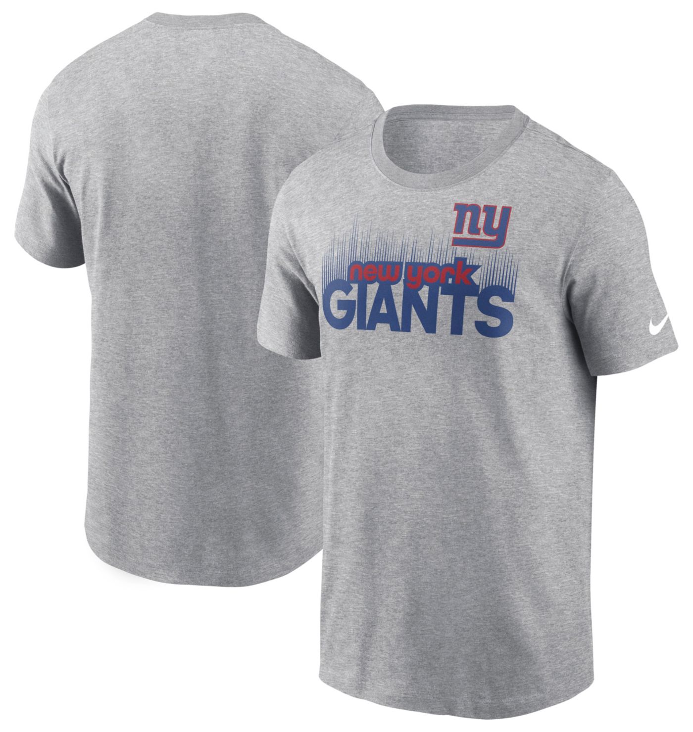 Nike Men s New York Giants Team Rise Dark Grey Heather T Shirt Dick s Sporting Goods