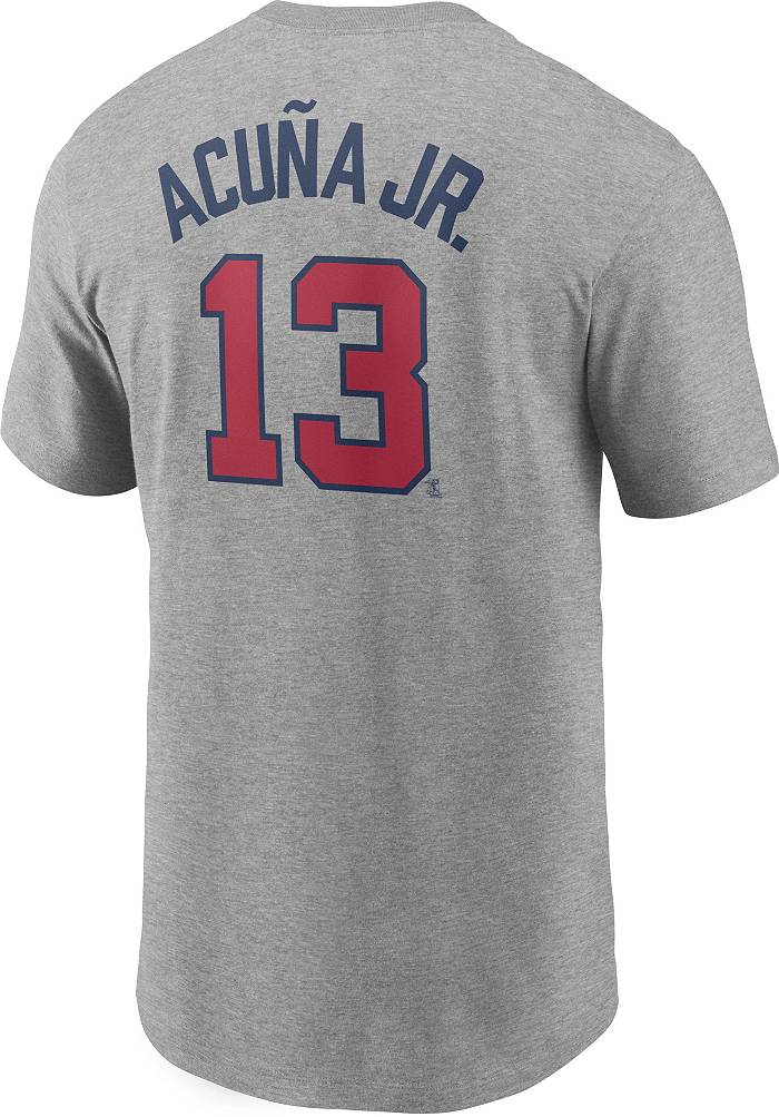 Infant Nike Ronald Acuna Jr. Navy Atlanta Braves Player Name & Number T- Shirt