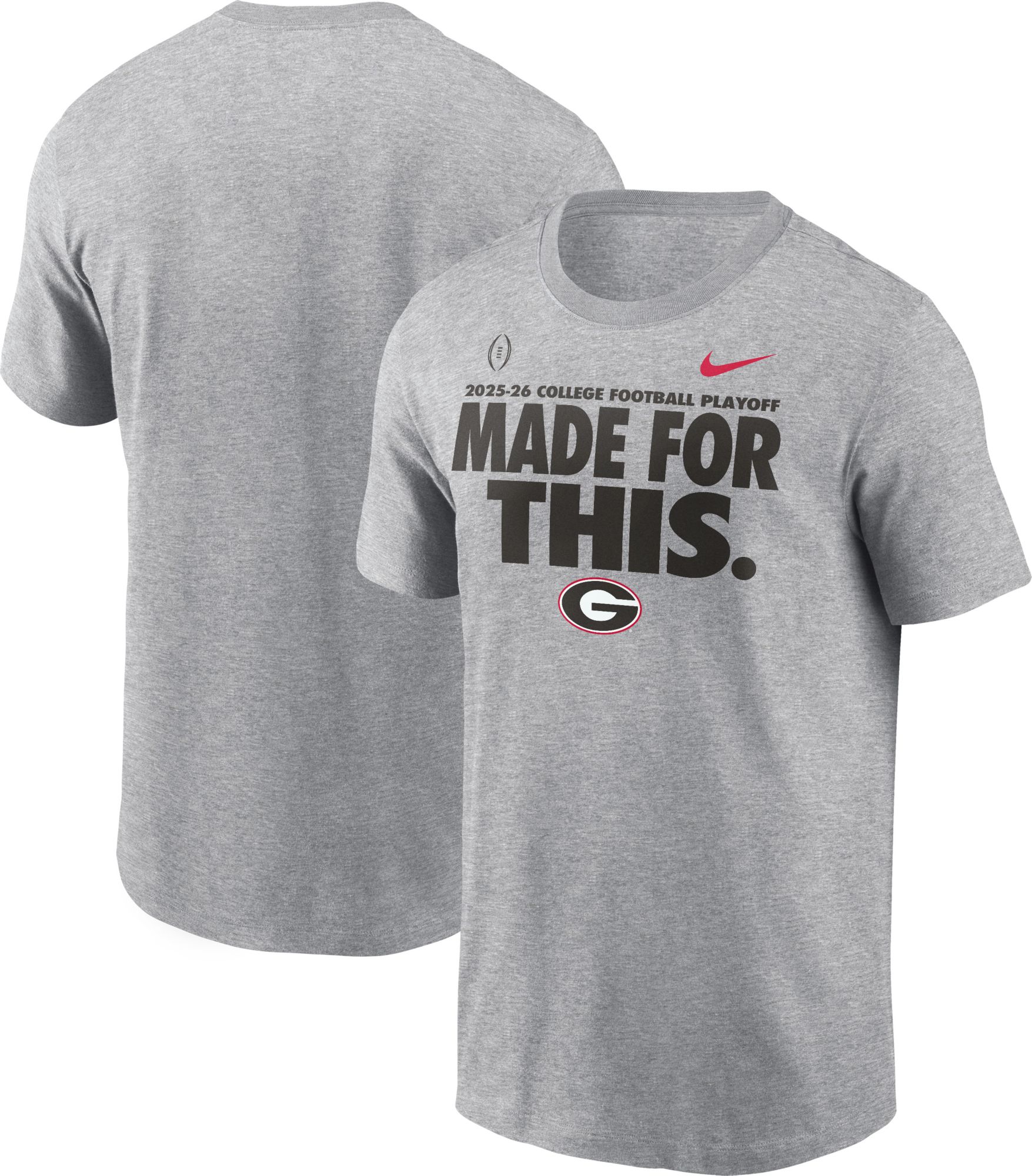Nike Adult 2025-26 College Football Playoff Georgia Bulldogs 'Made For This' T-Shirt product image