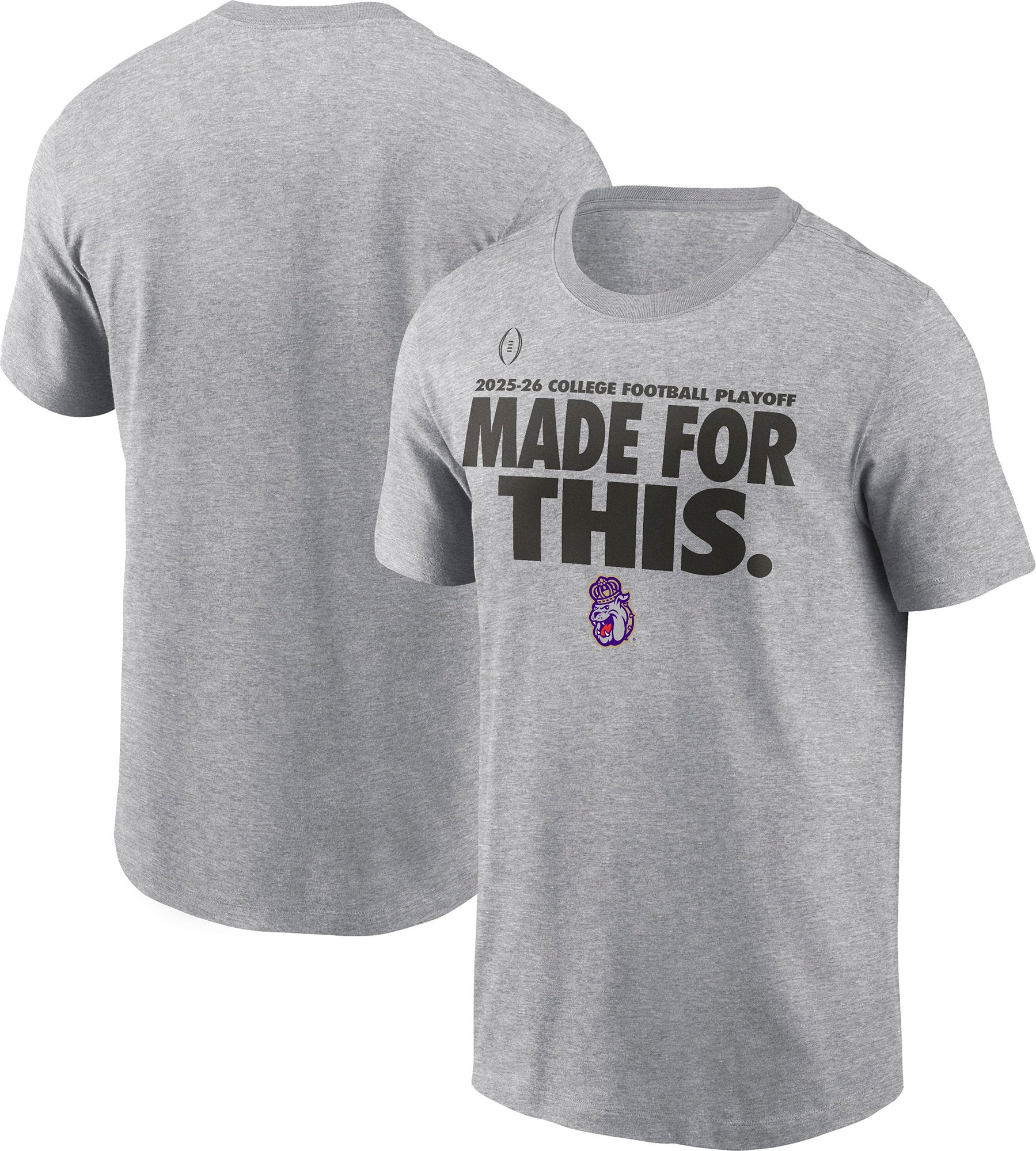 NCAA Adult 2025-26 College Football Playoff James Madison Dukes 'Made For This' T-Shirt product image