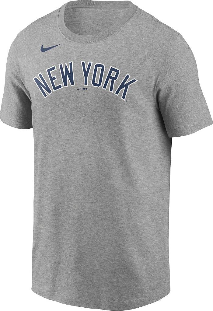 Women's New York Yankees Aaron Judge Nike White Name & Number T-Shirt