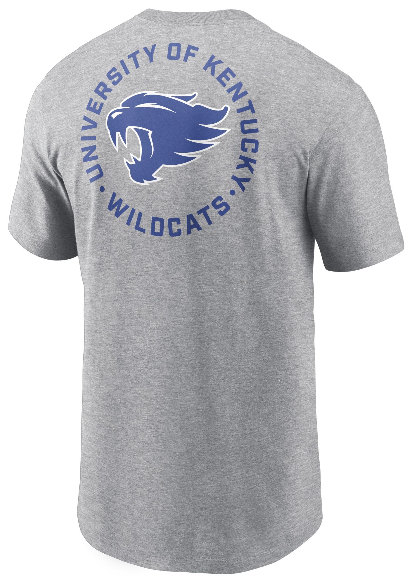Nike Men's Kentucky Wildcats Dark Grey Heather Cotton 2 Sided T-Shirt product image