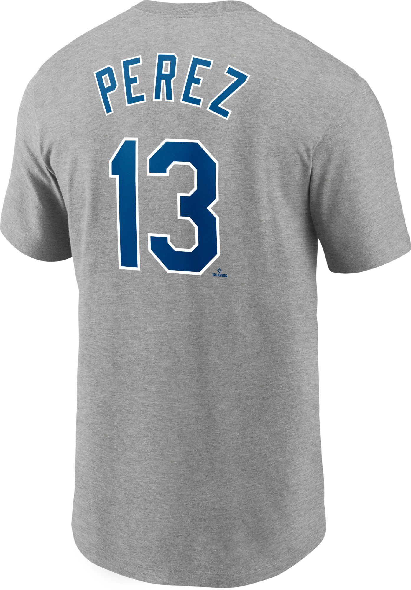 Nike Men's Kansas City Royals Salvador Pérez #13 Grey T-Shirt product image
