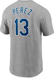 Nike Men's Kansas City Royals Salvador Pérez #13 Grey T-Shirt product image