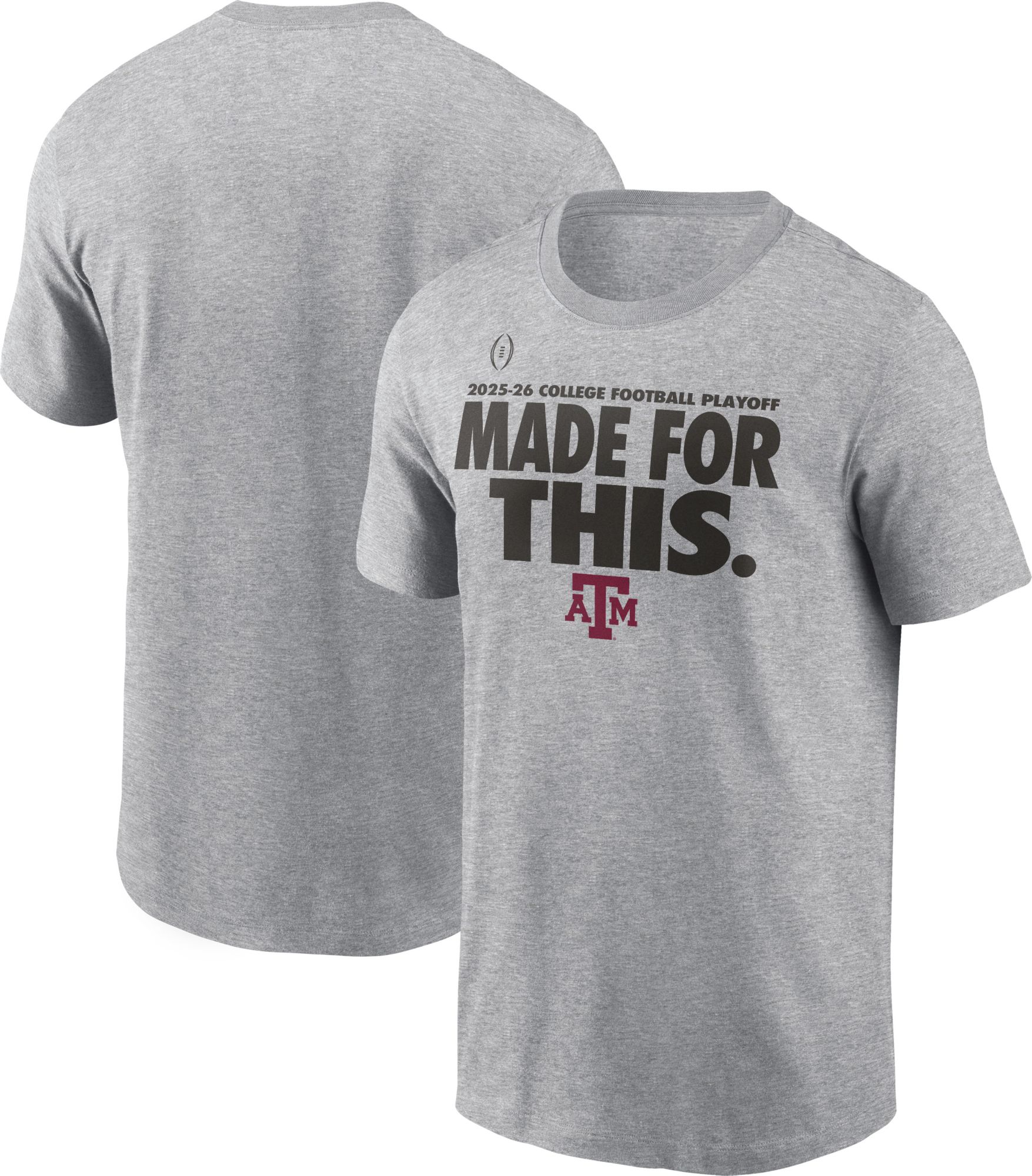 NCAA Adult 2025-26 College Football Playoff Texas A&M Aggies 'Made For This' T-Shirt product image