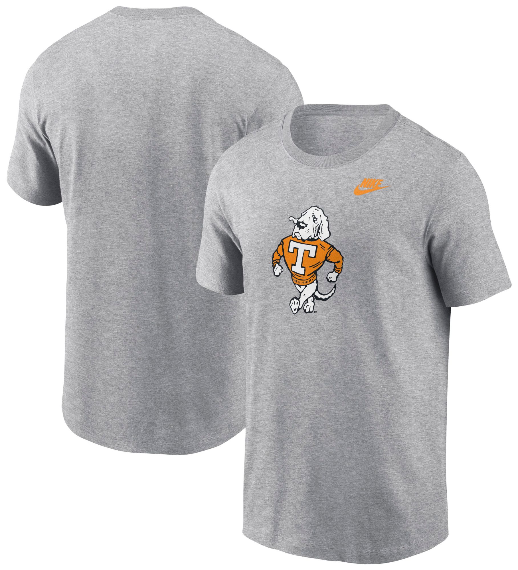 Nike Men's Tennessee Volunteers Grey Mascot Logo T-Shirt product image