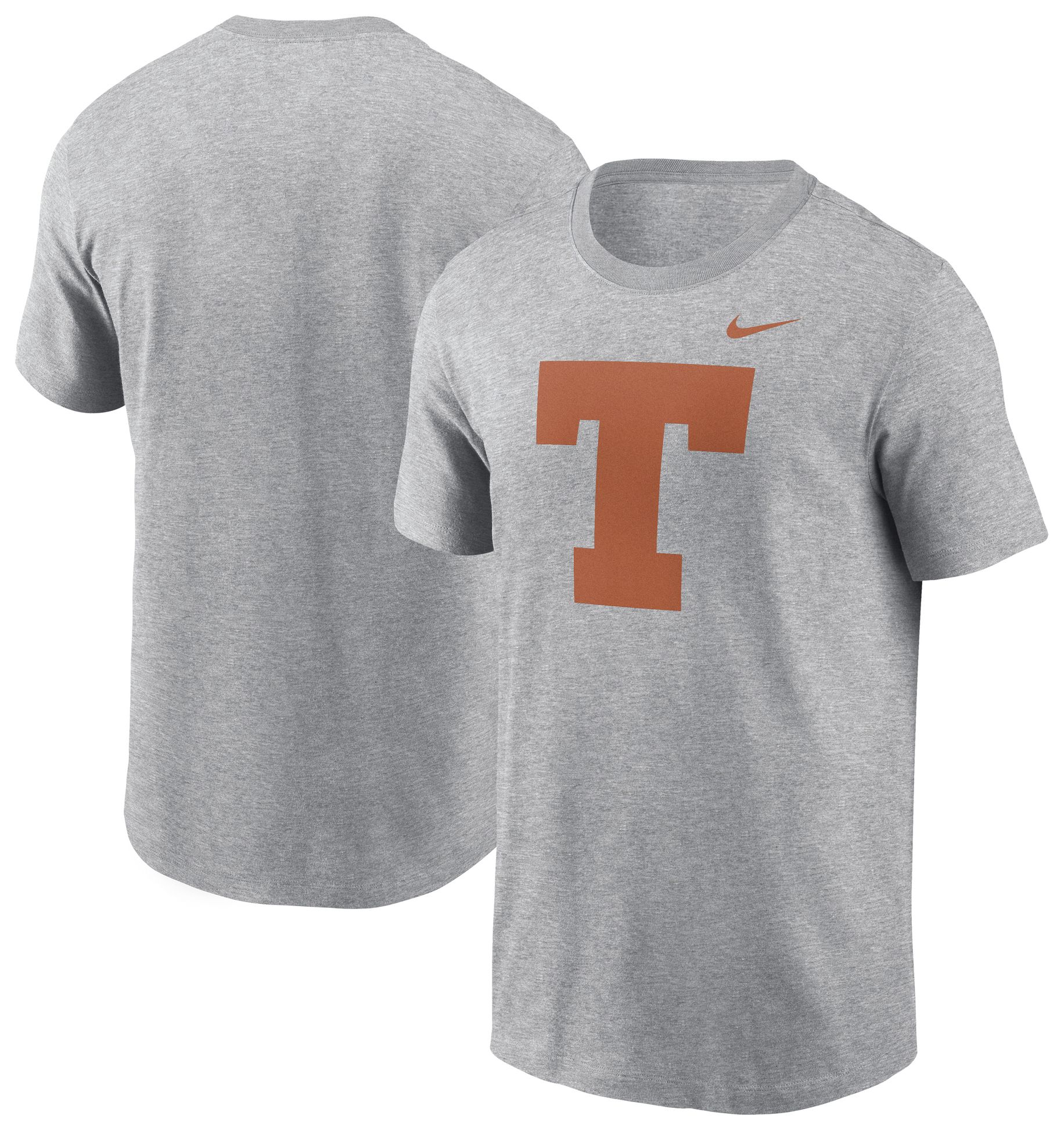 Nike Adult Texas Longhorns Baseball Logo Dark Grey Heather T-Shirt product image