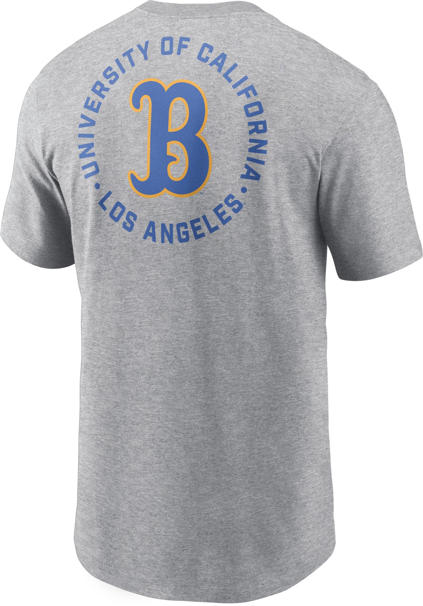 Jordan Men's UCLA Bruins Dark Grey Heather Cotton 2Hit T-Shirt product image