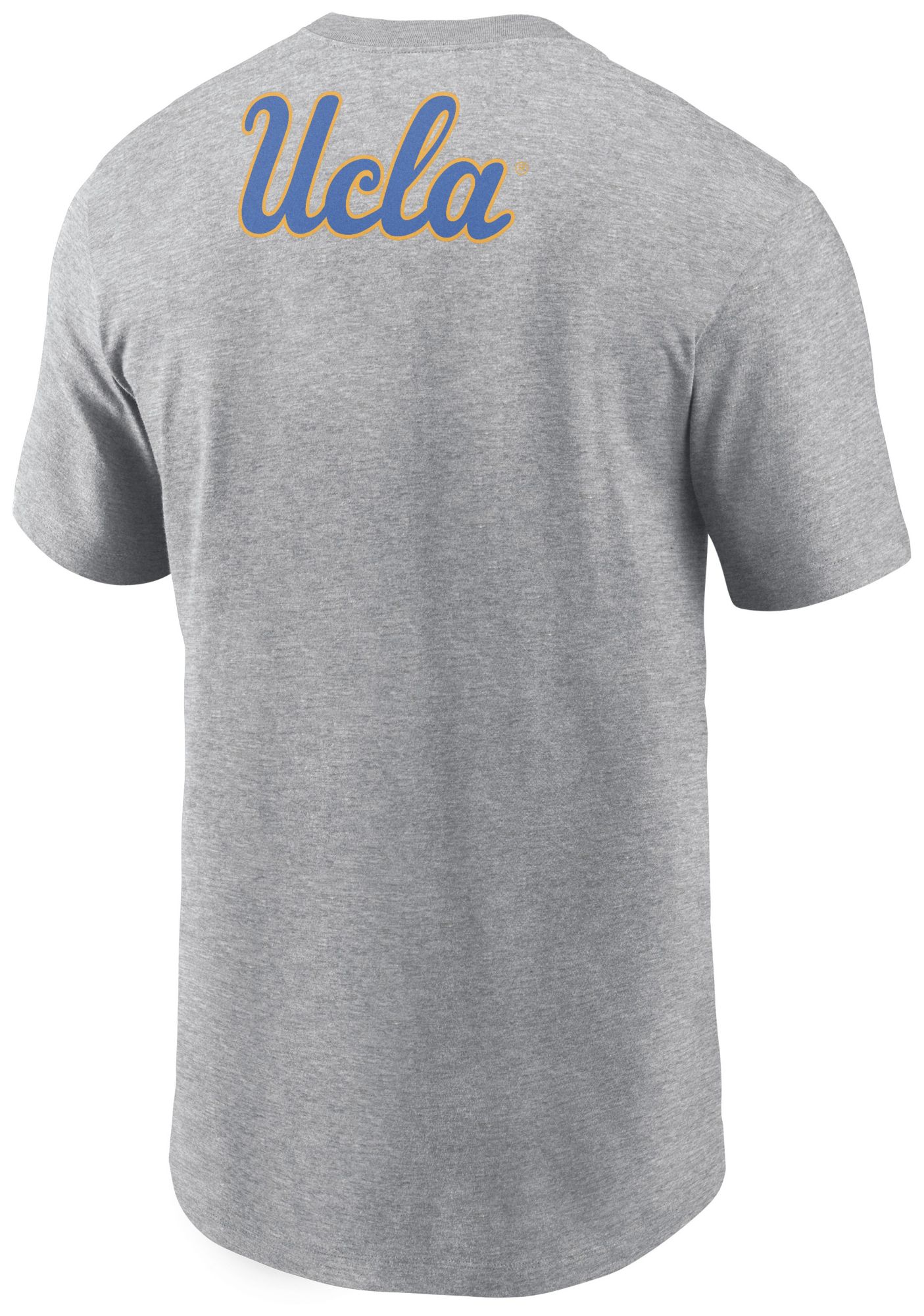 Jordan Men's UCLA Bruins Dark Grey Heather Double Hit Logo T-Shirt product image