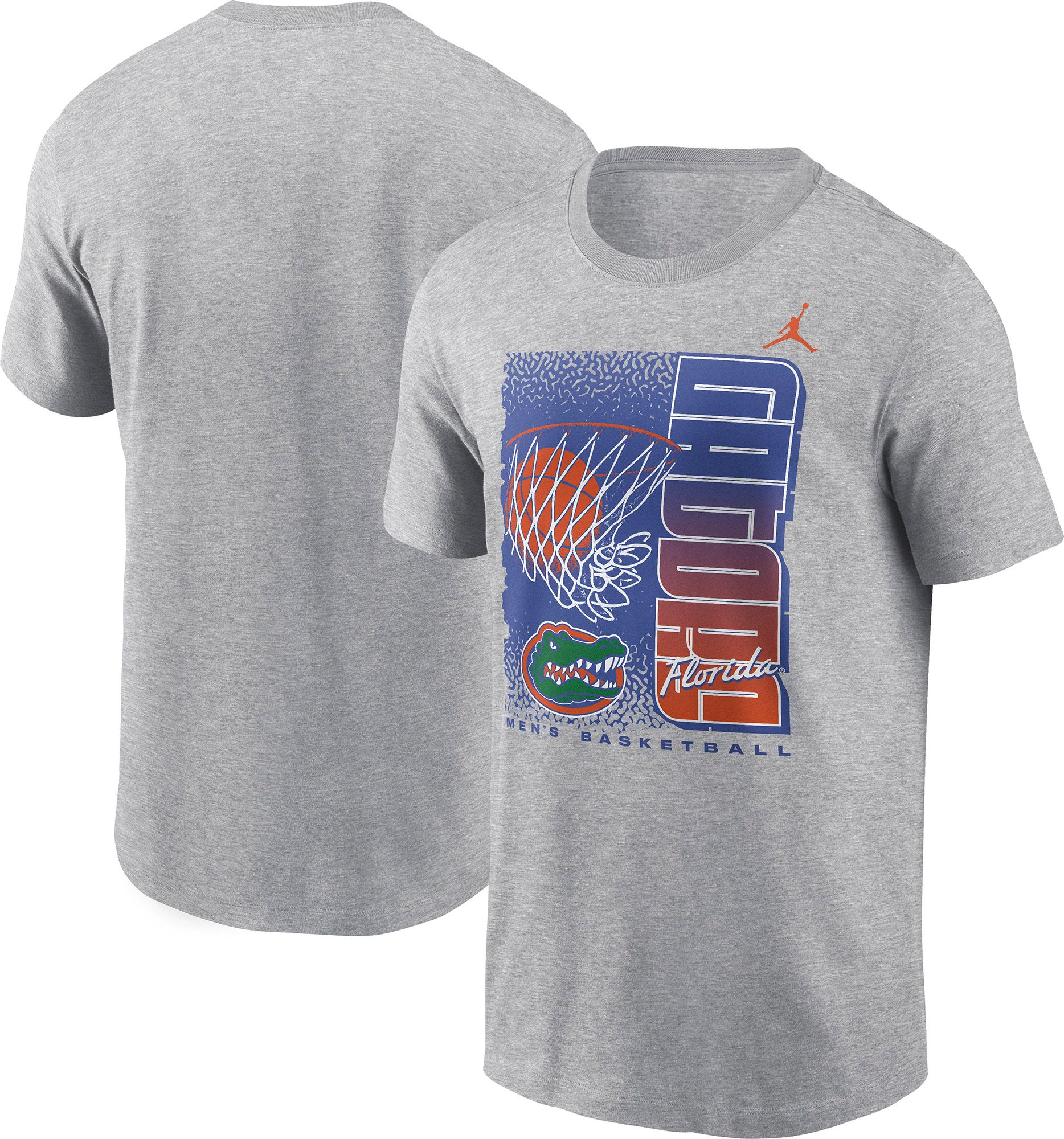Jordan Men's Florida Gators Dark Gray Basketball Refresh T-Shirt product image