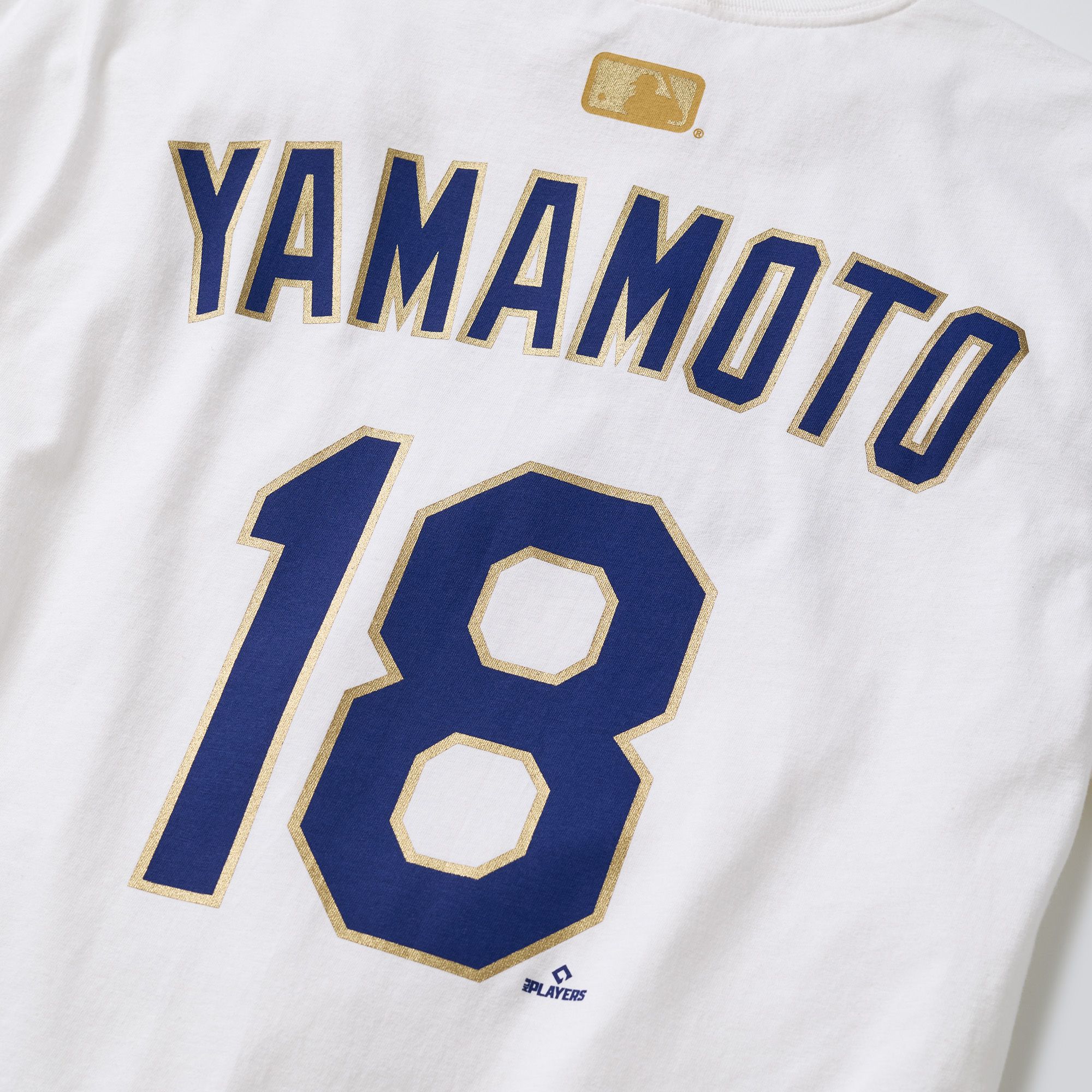 Nike Men's Los Angeles Dodgers Yoshinobu Yamamoto #18 2026 Gold Collection T-Shirt product image