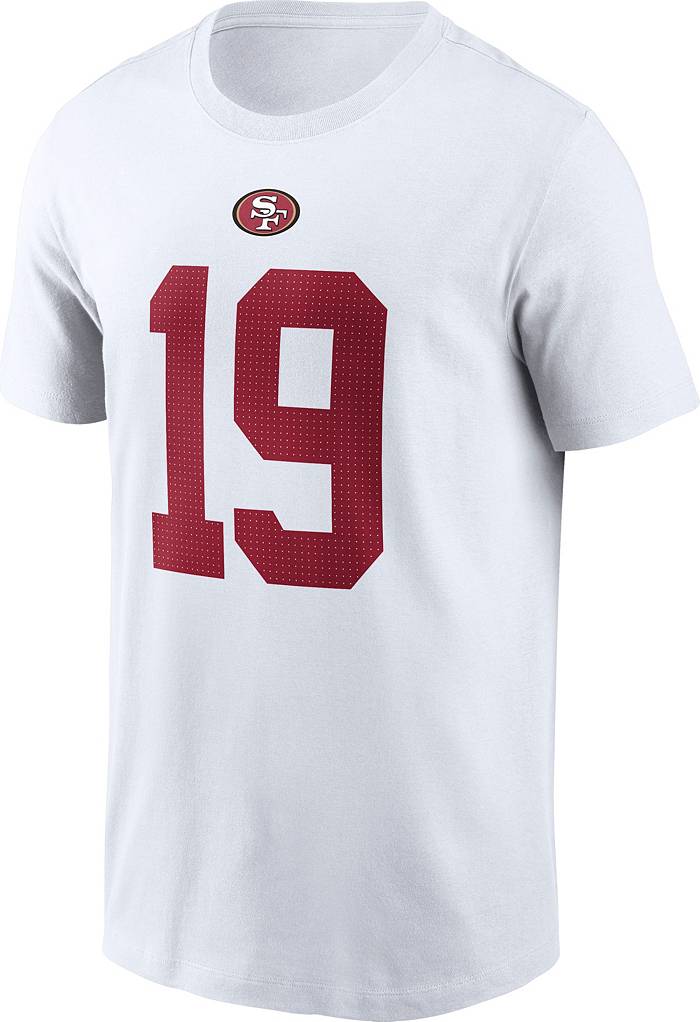 Nike Men's San Francisco 49ers Deebo Samuel #19 White T-Shirt