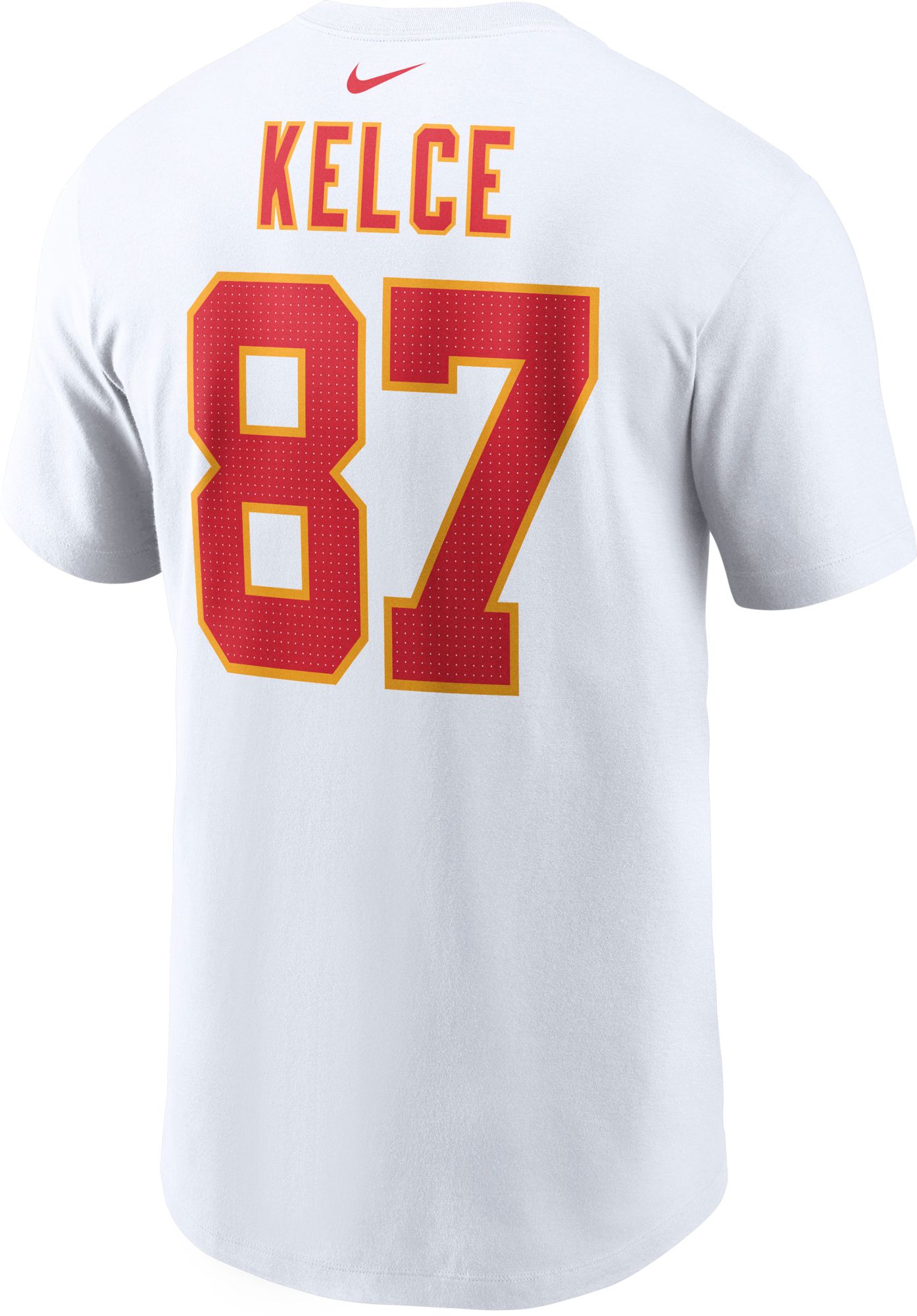 Nike Men's Kansas City Chiefs Travis Kelce #87 White T-Shirt product image