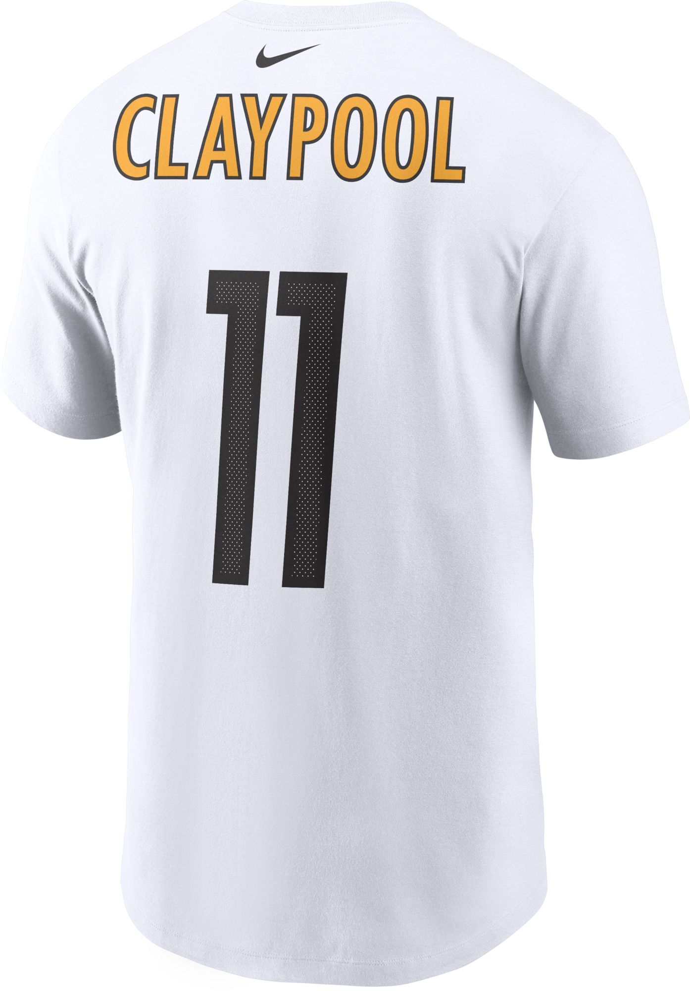 Nike Men's Pittsburgh Steelers Chase Claypool #11 White T-Shirt product image
