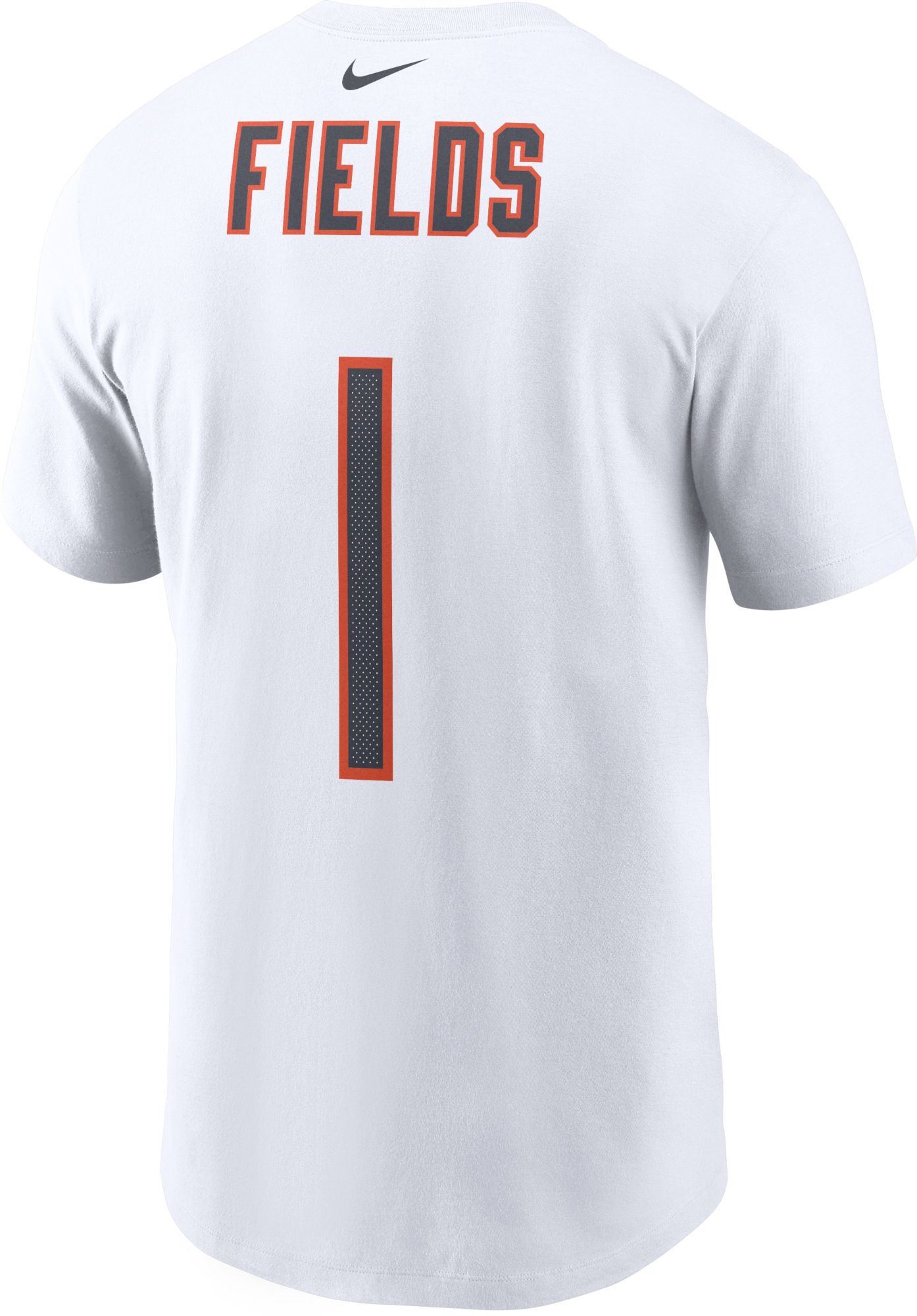 Nike Men's Chicago Bears Justin Fields #1 White T-Shirt product image