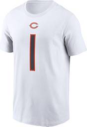 Nike Men's Chicago Bears Justin Fields #1 White T-Shirt product image