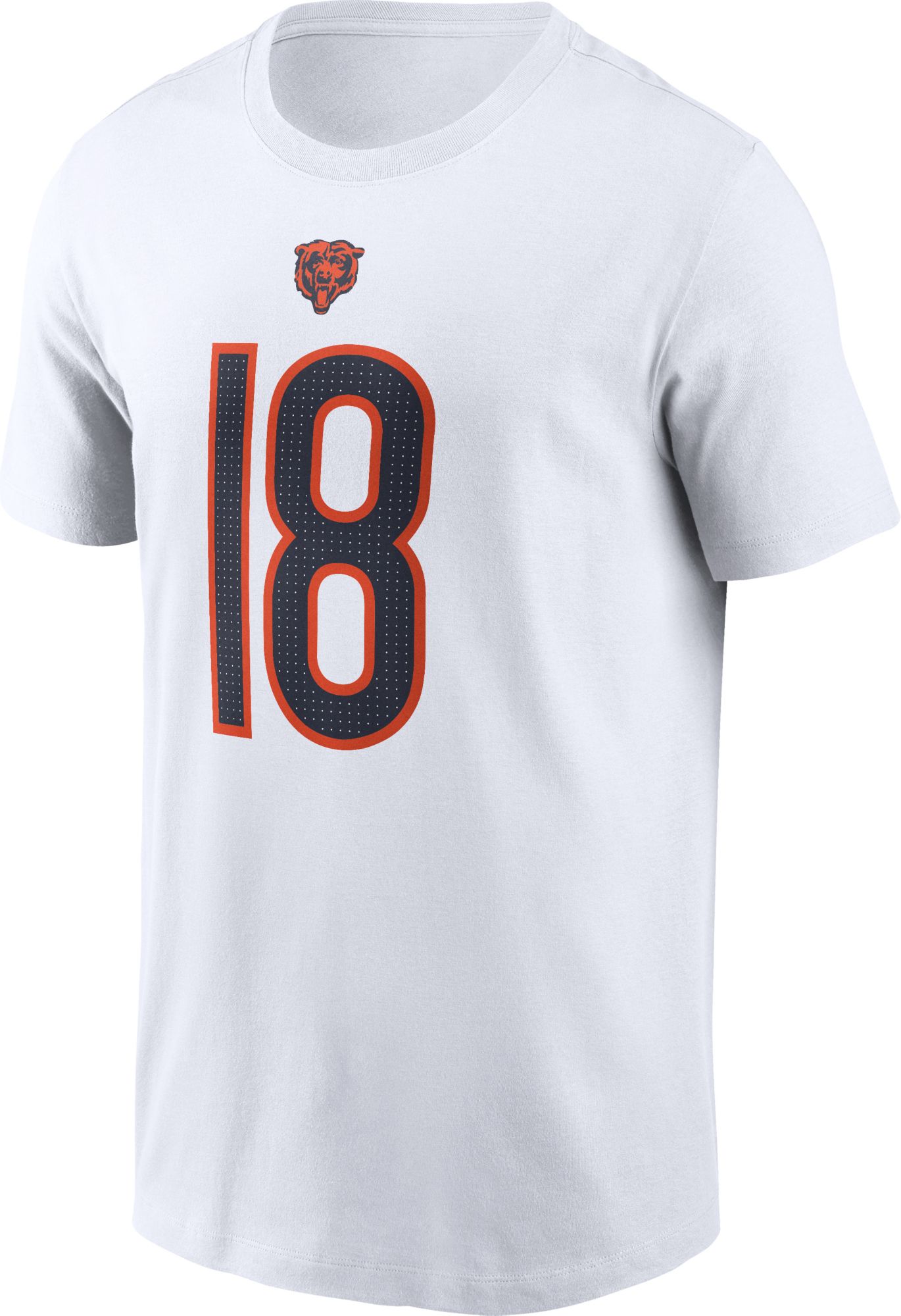 Nike Men's Chicago Bears Caleb Williams #18 White T-Shirt product image