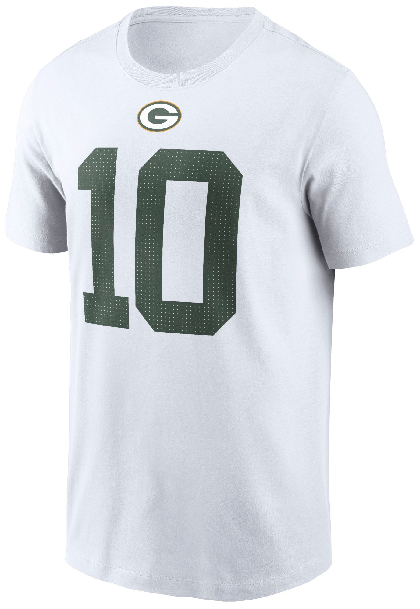Nike Men's Green Bay Packers Jordan Love #10 White T-Shirt product image