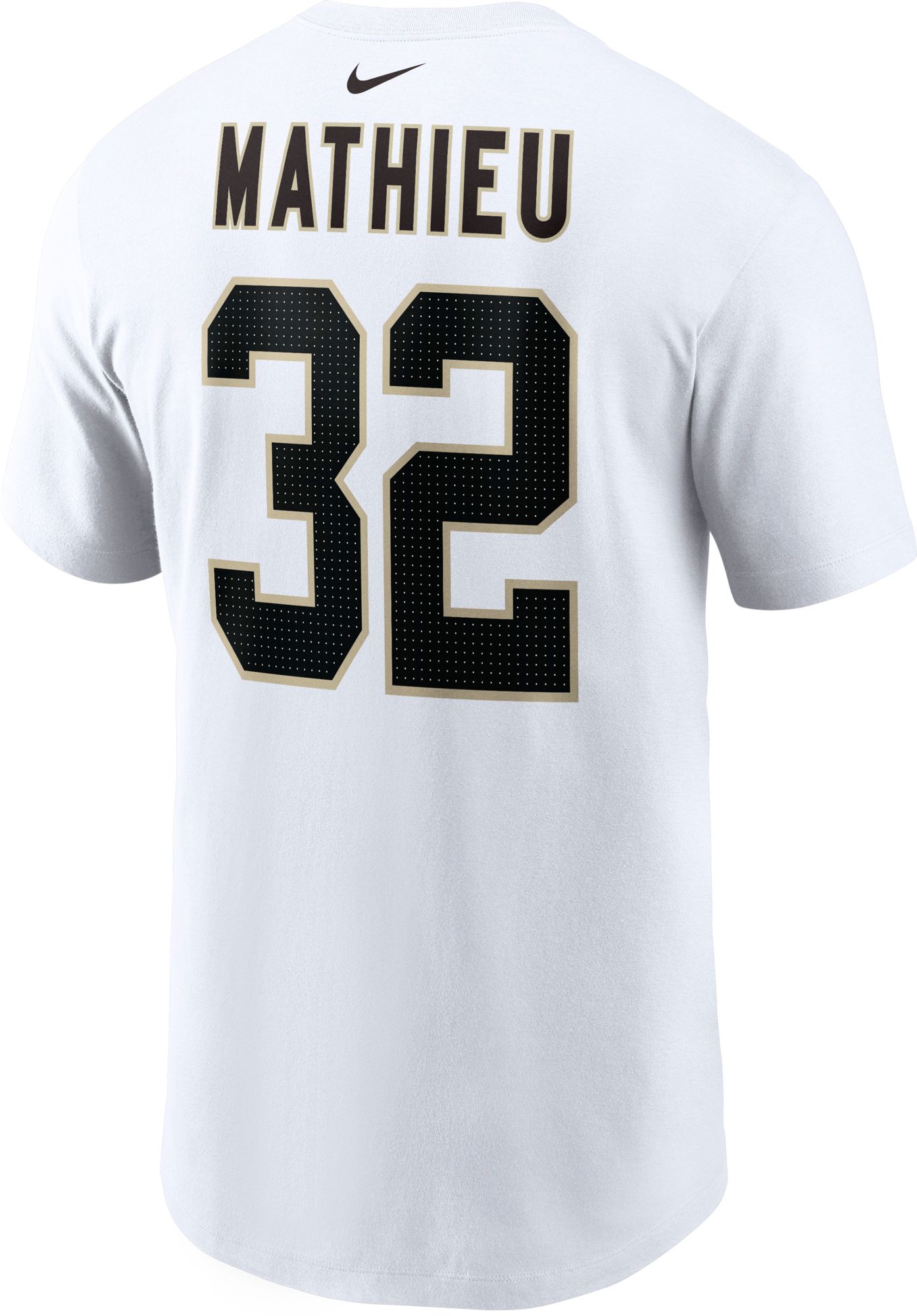 Nike Men's New Orleans Saints Tyrann Mathieu #32 White T-Shirt product image