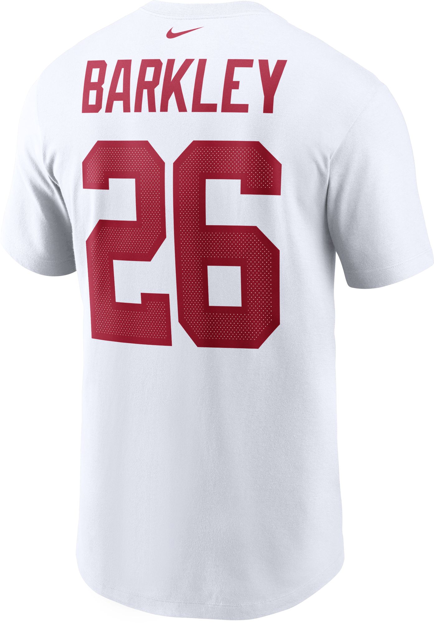 Nike Men's New York Giants Saquon Barkley #26 White T-Shirt product image