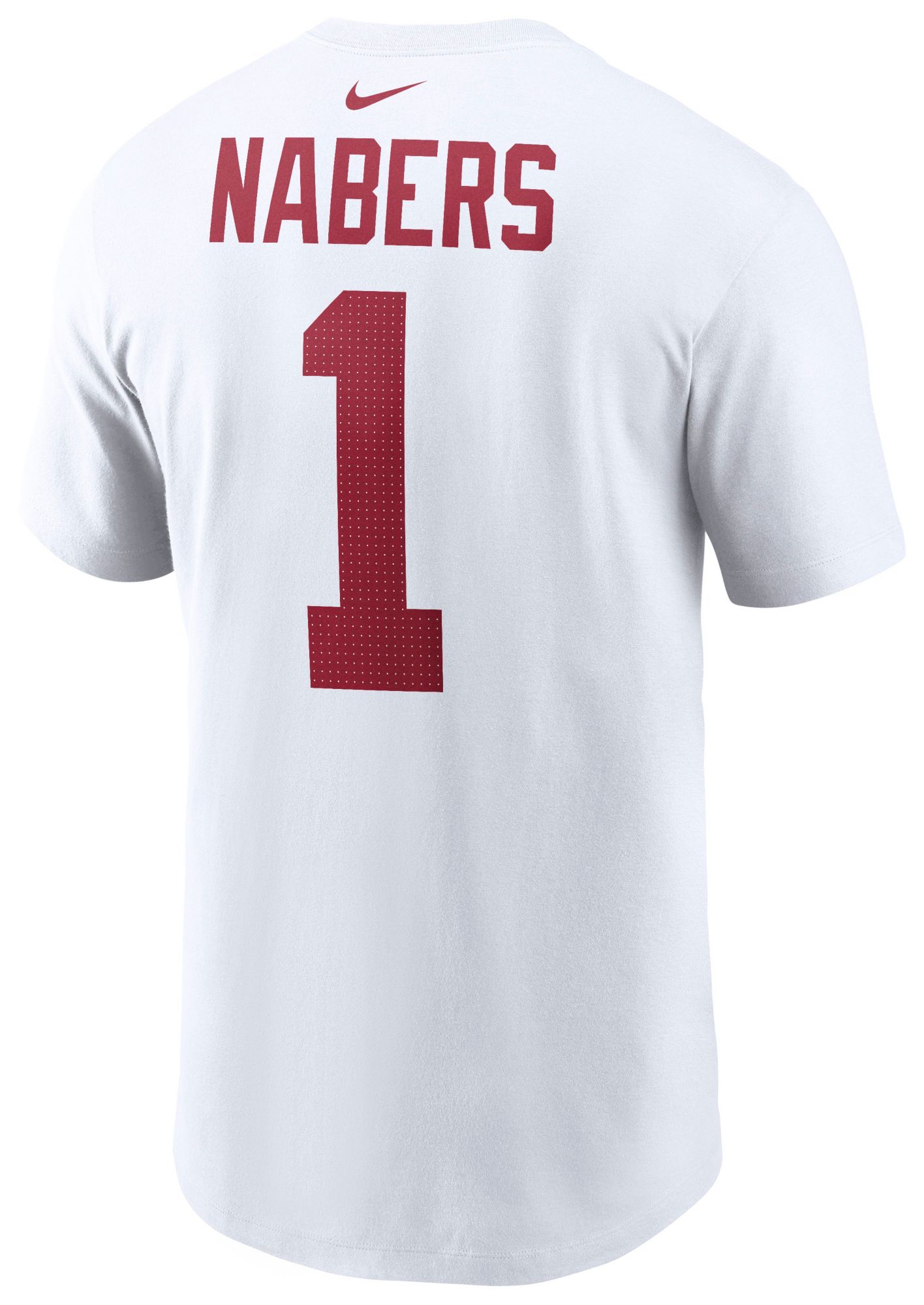 Nike Men's New York Giants Malik Nabers #1 White T-Shirt product image