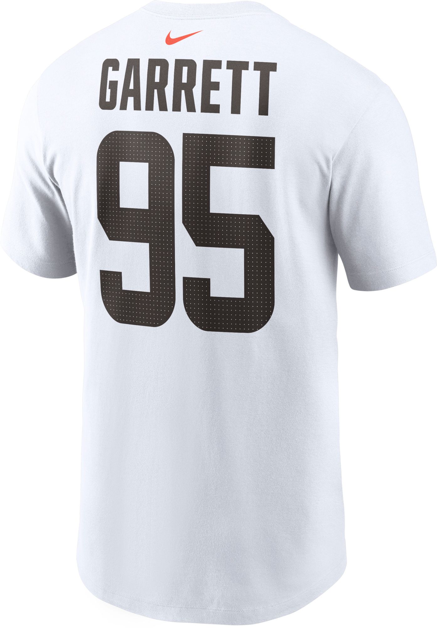 Nike Cleveland Browns No95 Myles Garrett White Women's Stitched NFL Vapor Untouchable Limited Jersey