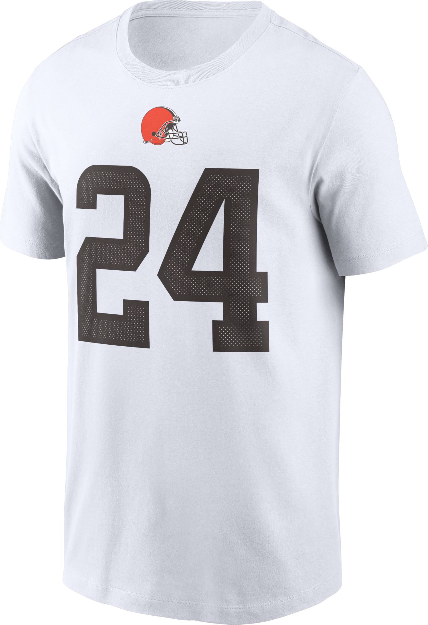 Nike Men's Cleveland Browns Nick Chubb #24 White T-Shirt