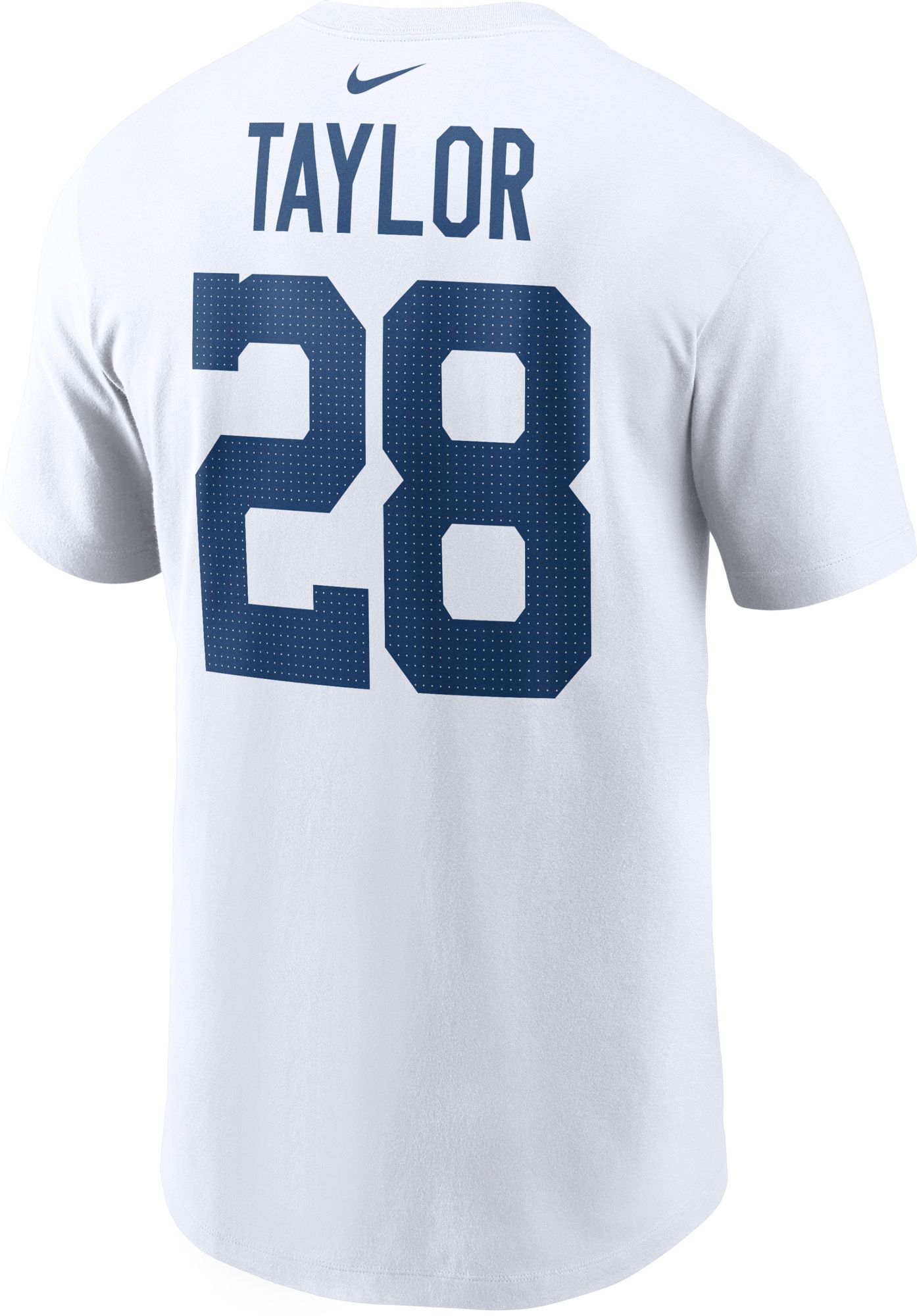 Nike Men's Indianapolis Colts Jonathan Taylor #28 White T-Shirt product image